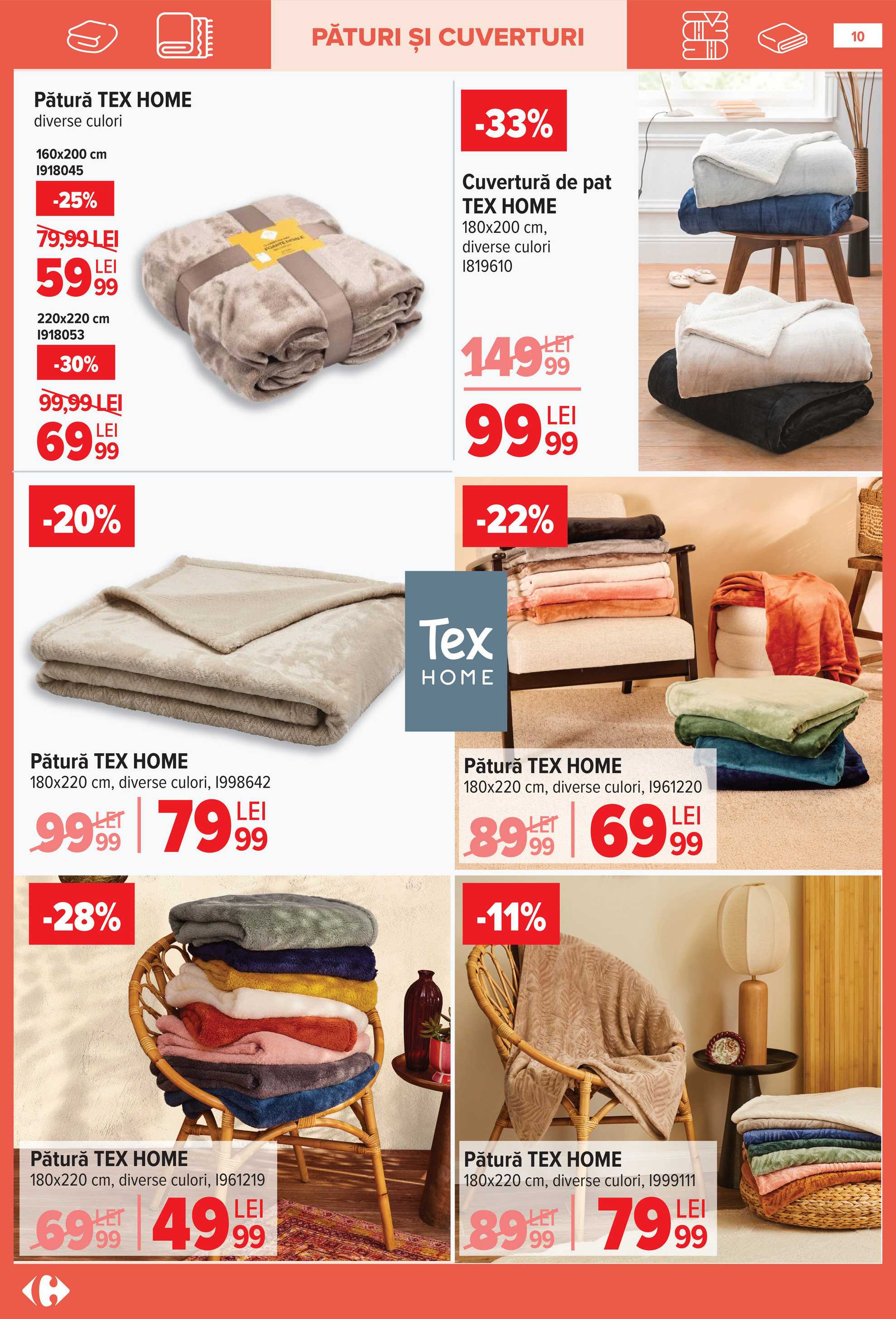 carrefour - Catalog Carrefour - Tex Home online – oferte valabile din 14.01. - page: 10