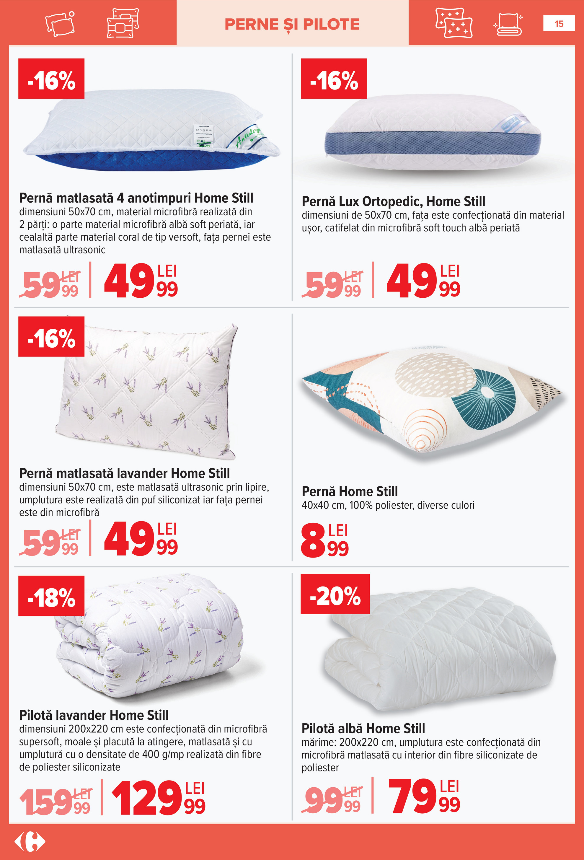 carrefour - Catalog Carrefour - Tex Home online – oferte valabile din 14.01. - page: 15