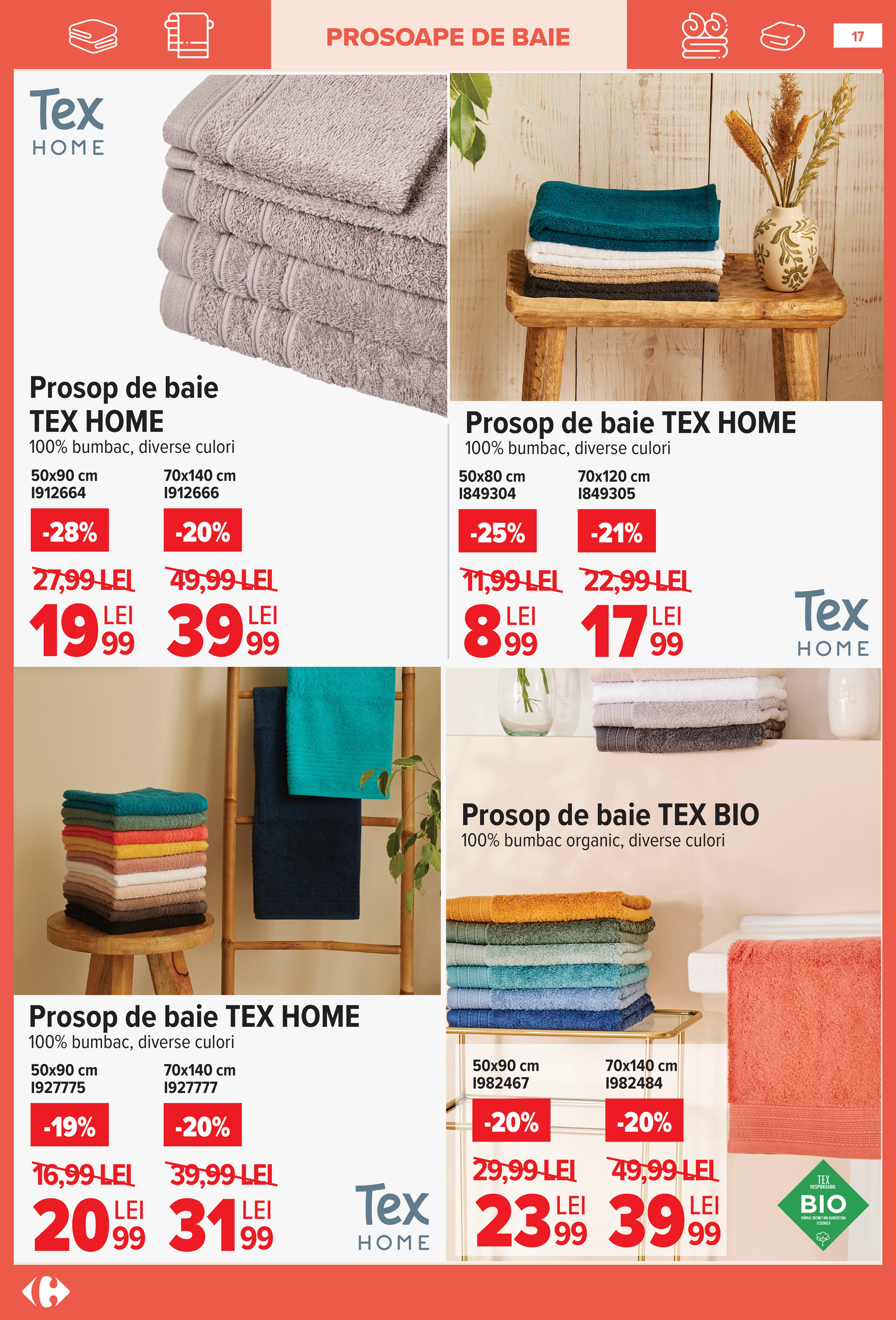carrefour - Catalog Carrefour - Tex Home online – oferte valabile din 14.01. - page: 17