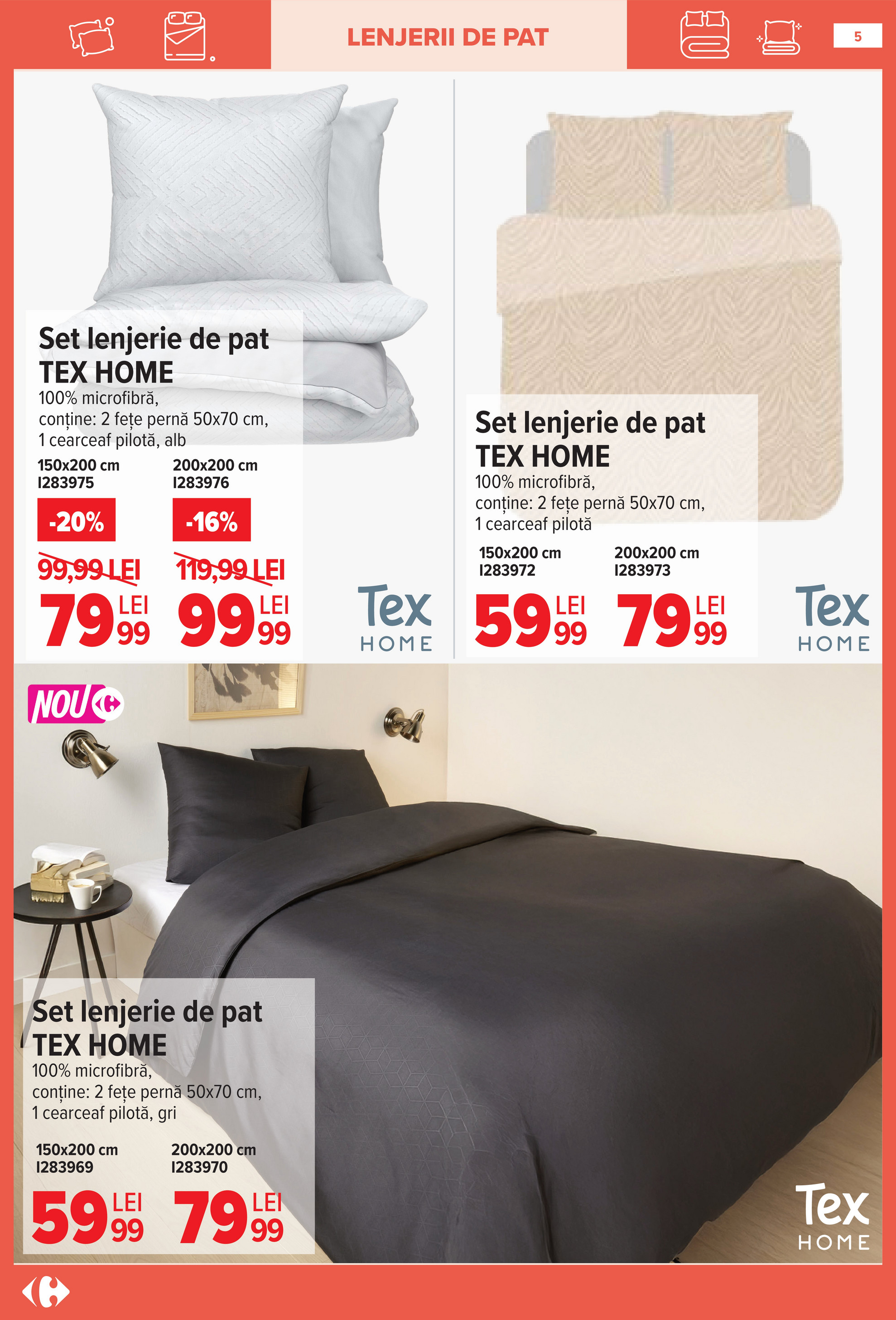 carrefour - Catalog Carrefour - Tex Home online – oferte valabile din 14.01. - page: 5