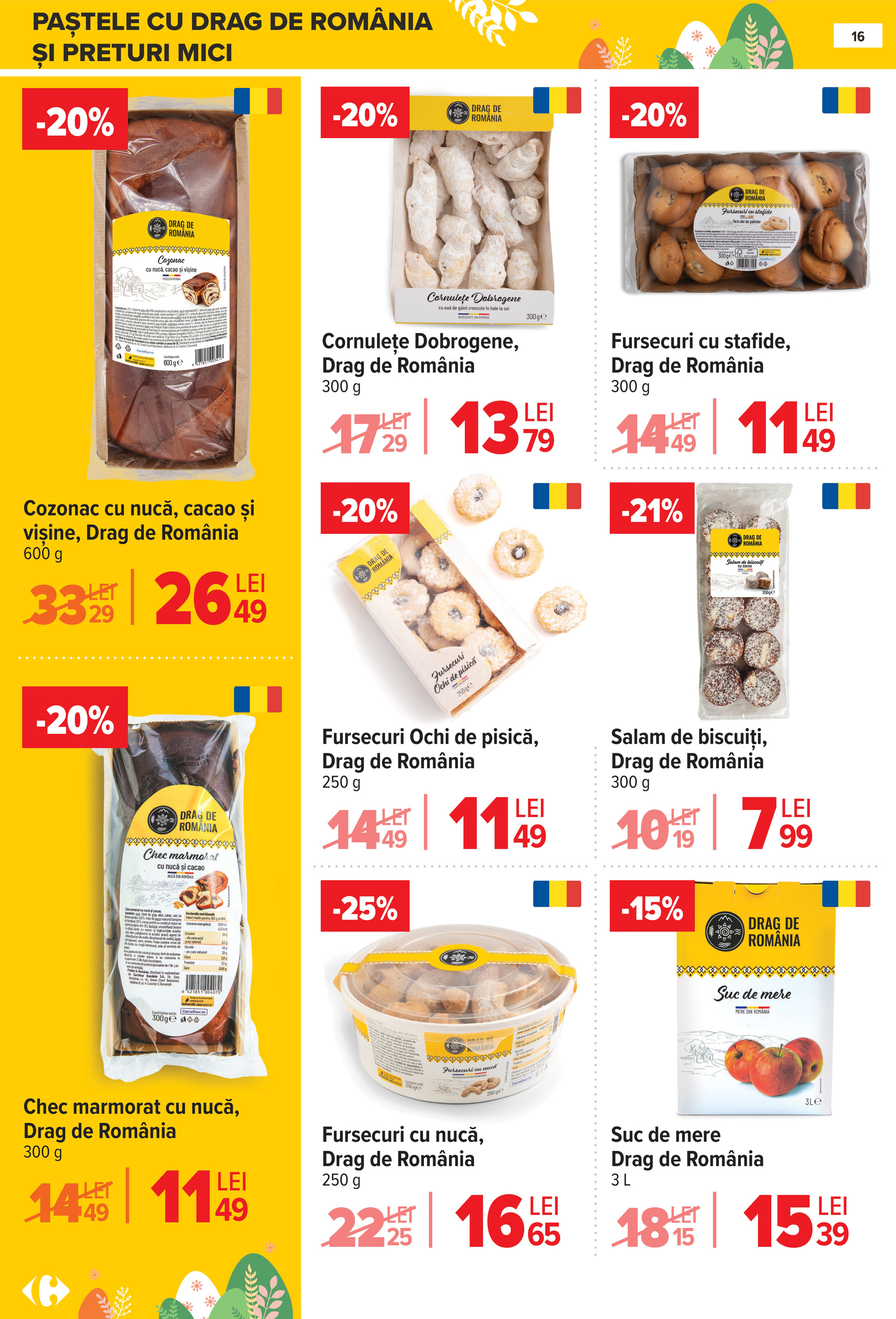 carrefour - Catalog Carrefour - Easter online – oferte valabile din 25.03.2026 - page: 16