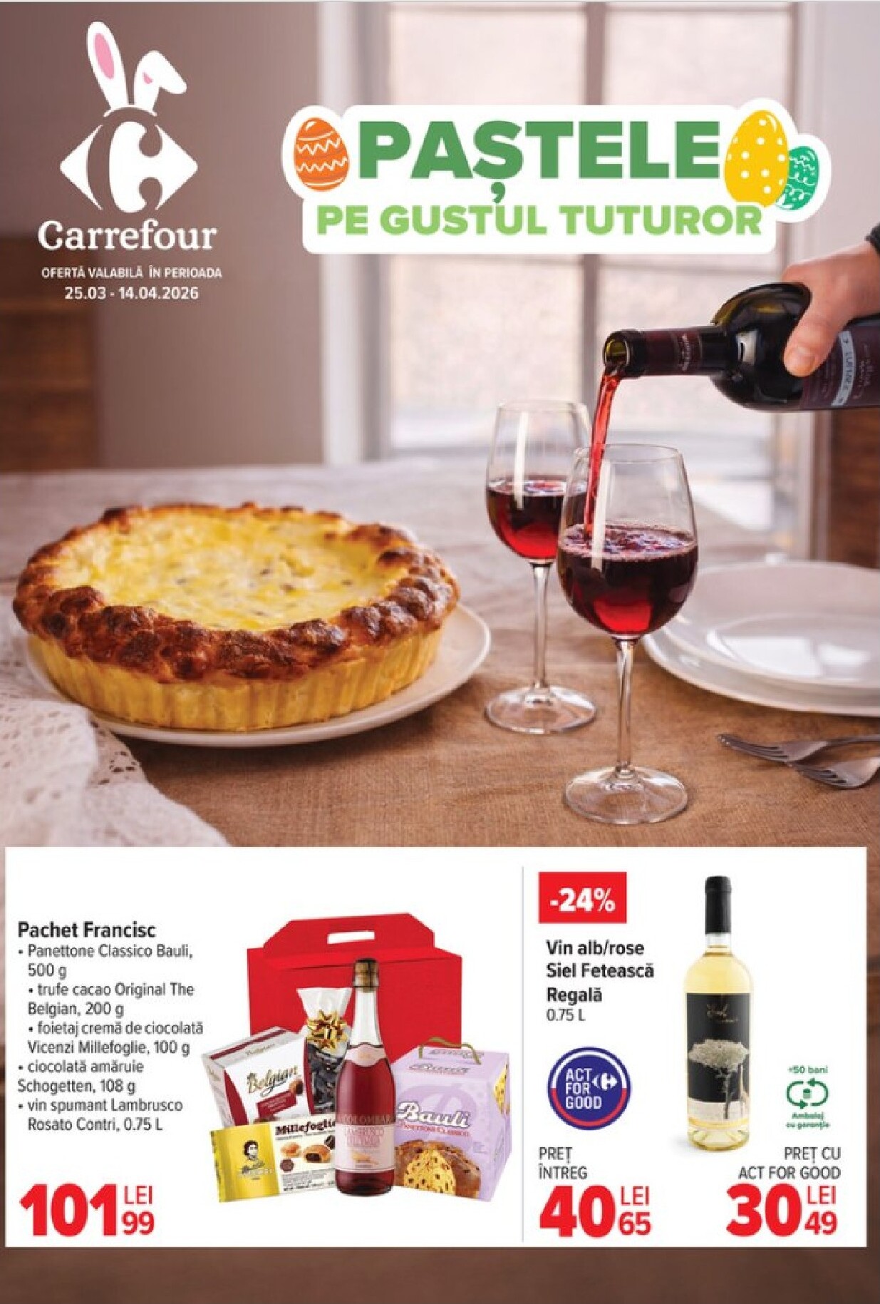 carrefour - Catalog Carrefour - Paște online – oferte valabile din 25.03.2026
