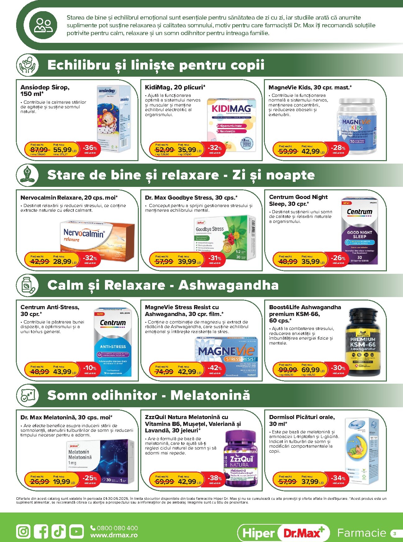 dr-max - Brosura Dr. Max - Hiper Farmacie valabilă de la luni 01.06.2026 până la marți 30.06.2026 - page: 3