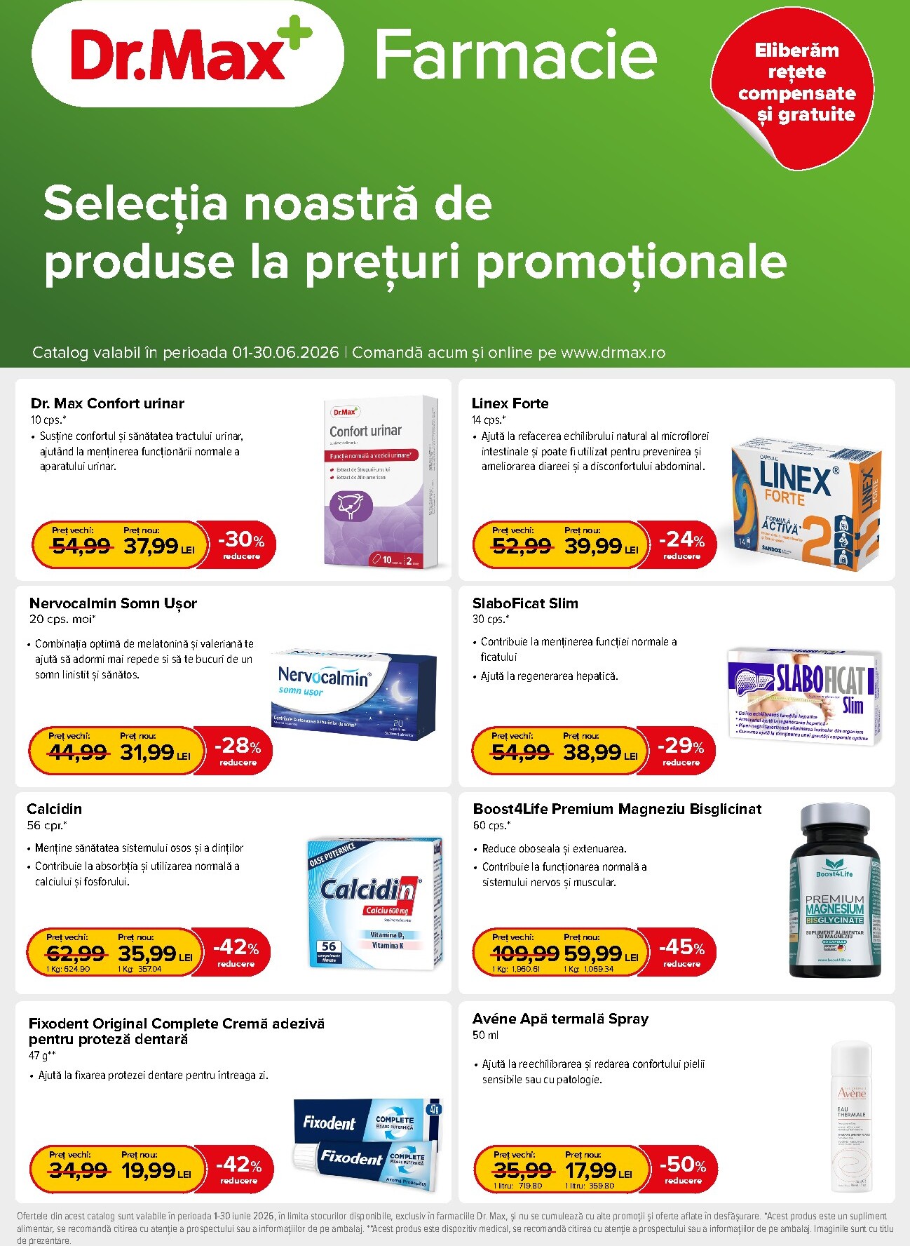 dr-max - Brosura Dr. Max - Farmacie valabilă de la luni 01.06.2026 până la marți 30.06.2026
