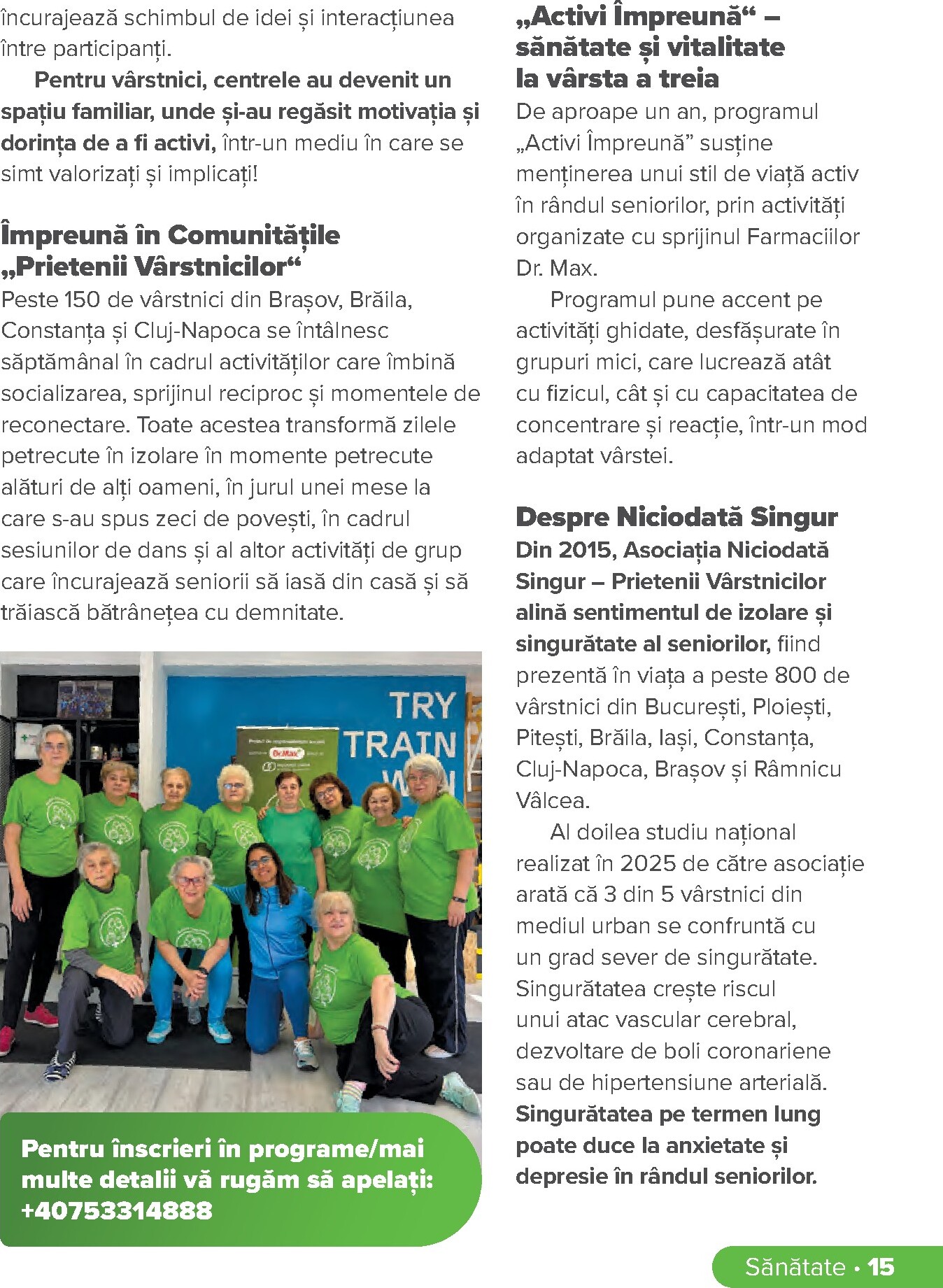 dr-max - Brosura Dr. Max - Revista Sanatate valabilă de la luni 01.06.2026 până la duminică 30.08.2026 - page: 15