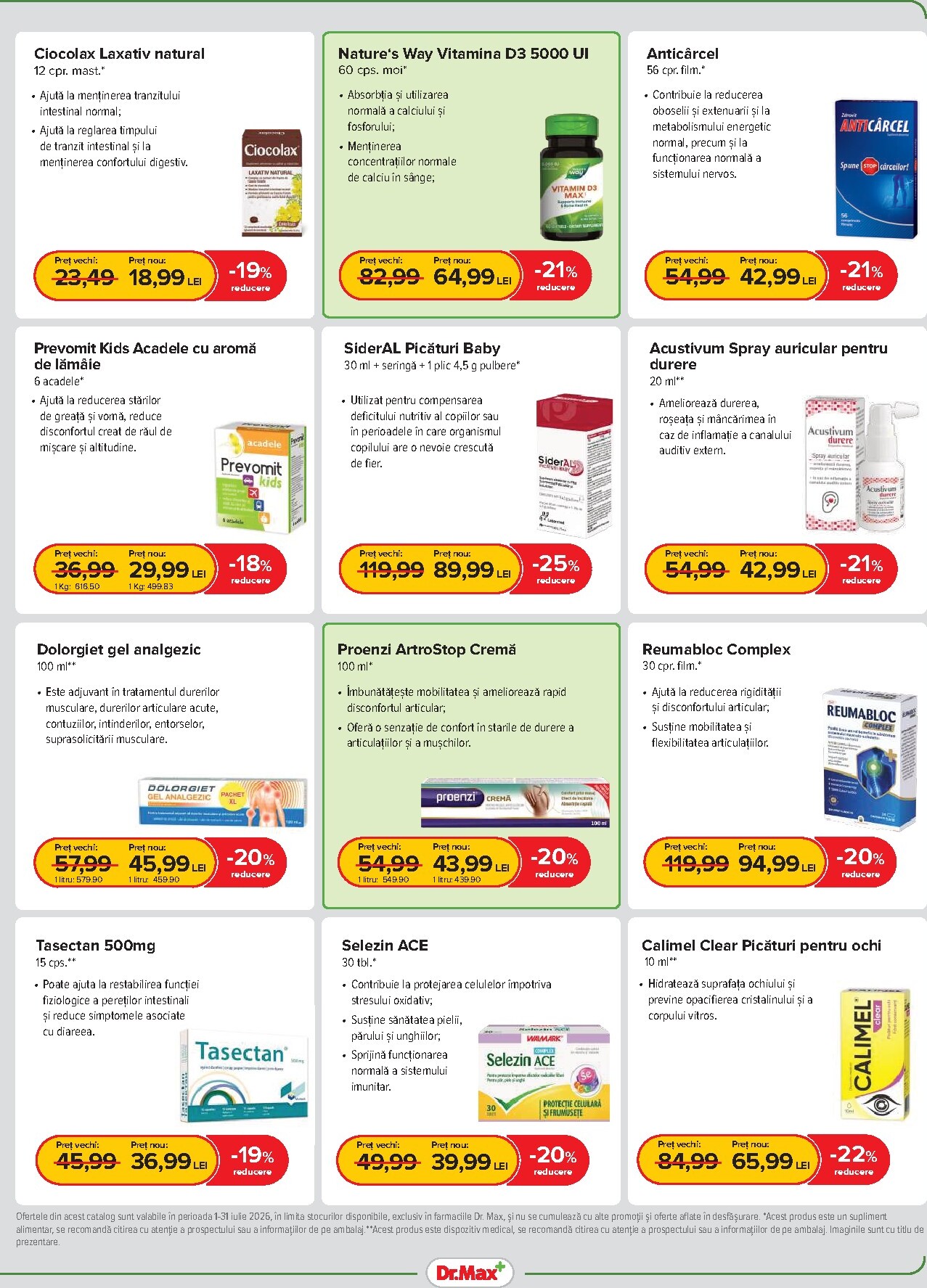 dr-max - Brosura Dr. Max - Farmacie valabilă de la miercuri 01.07.2026 până la vineri 31.07.2026 - page: 5