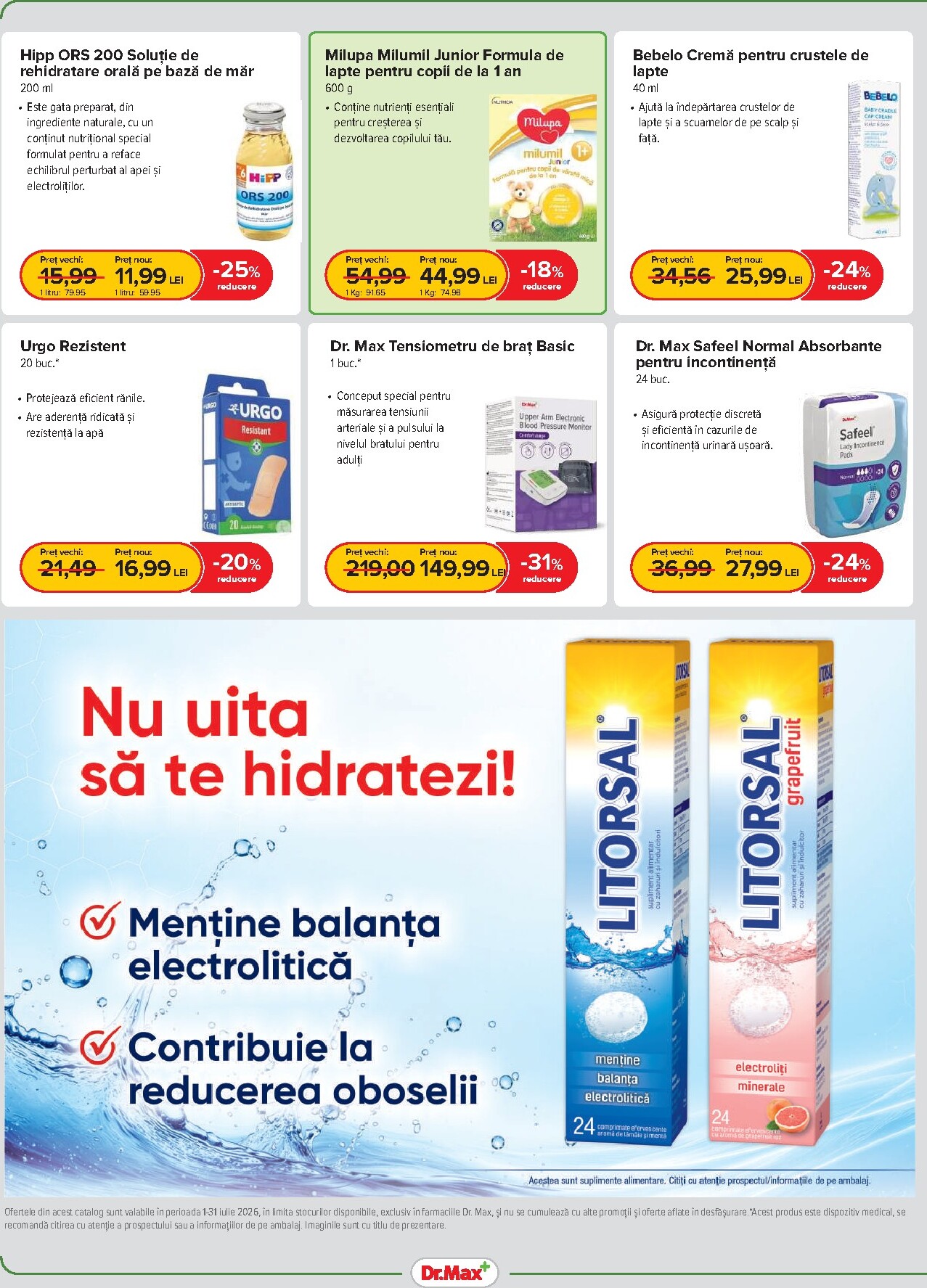 dr-max - Brosura Dr. Max - Farmacie valabilă de la miercuri 01.07.2026 până la vineri 31.07.2026 - page: 6