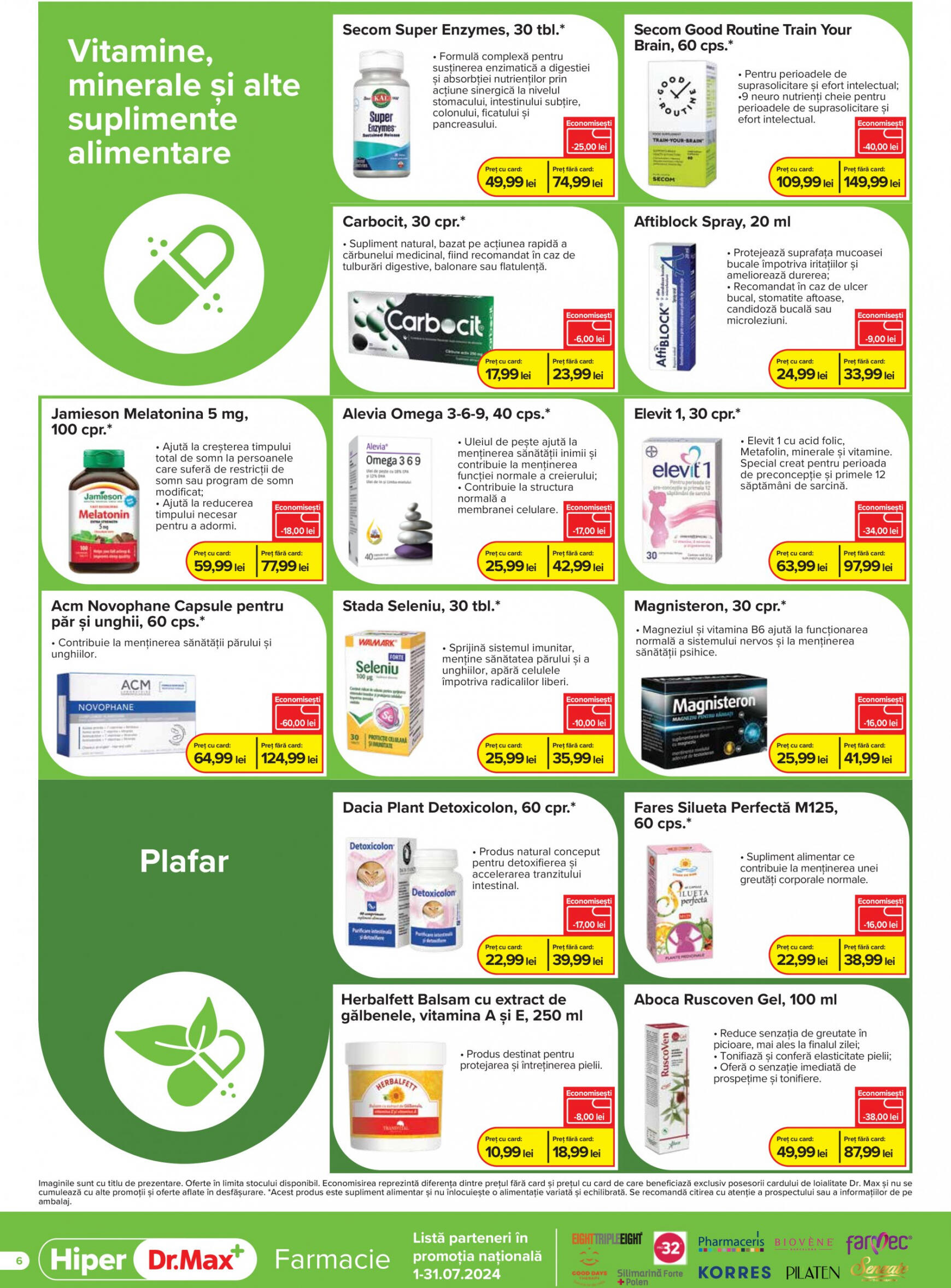 dr-max - Catalog nou Dr. Max - Hiper Farmacie 01.07. - 31.07. - page: 6