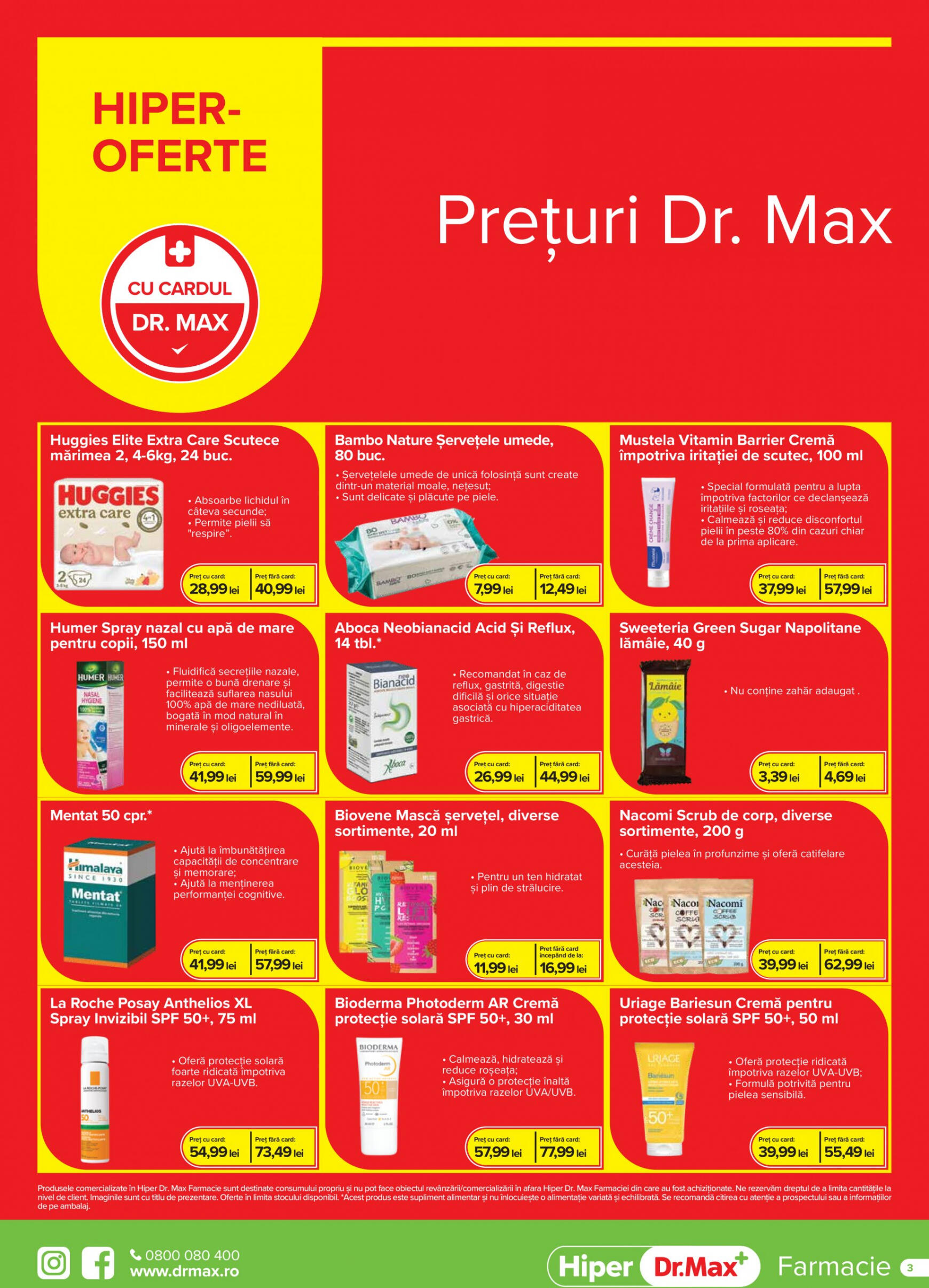 dr-max - Catalog nou Dr. Max - Hiper Farmacie 01.07. - 31.07. - page: 3