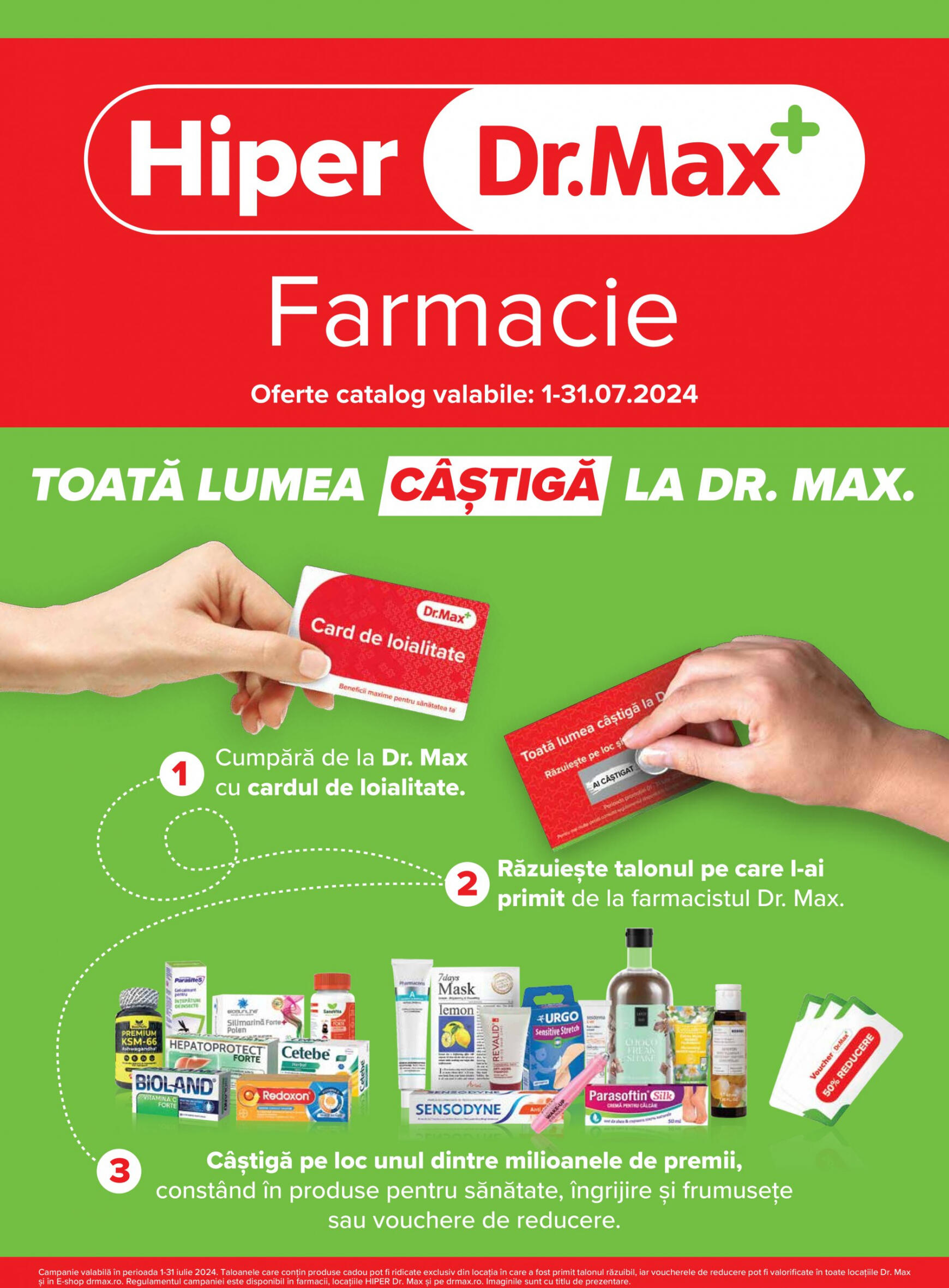 dr-max - Catalog nou Dr. Max - Hiper Farmacie 01.07. - 31.07.