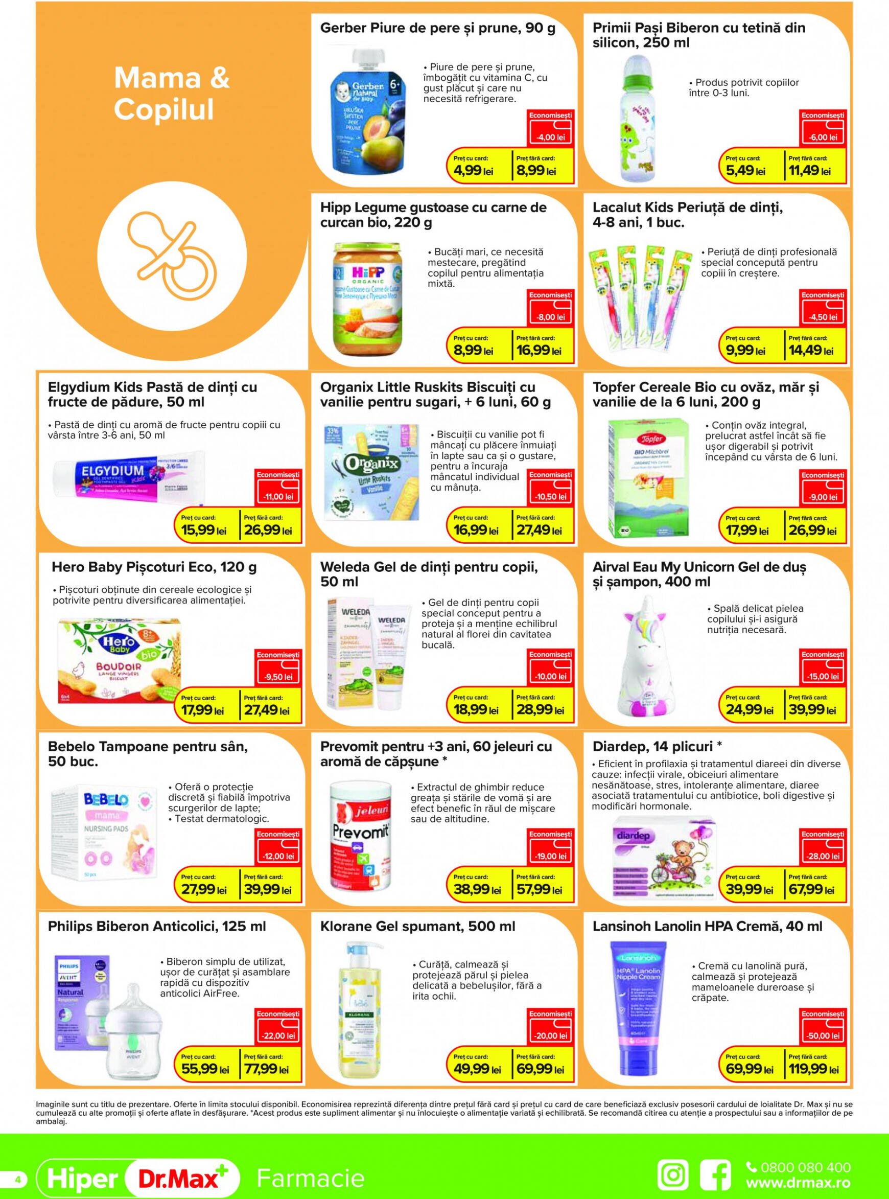 dr-max - Catalog nou Dr. Max - Hiper Farmacie 01.08. - 31.08. - page: 4