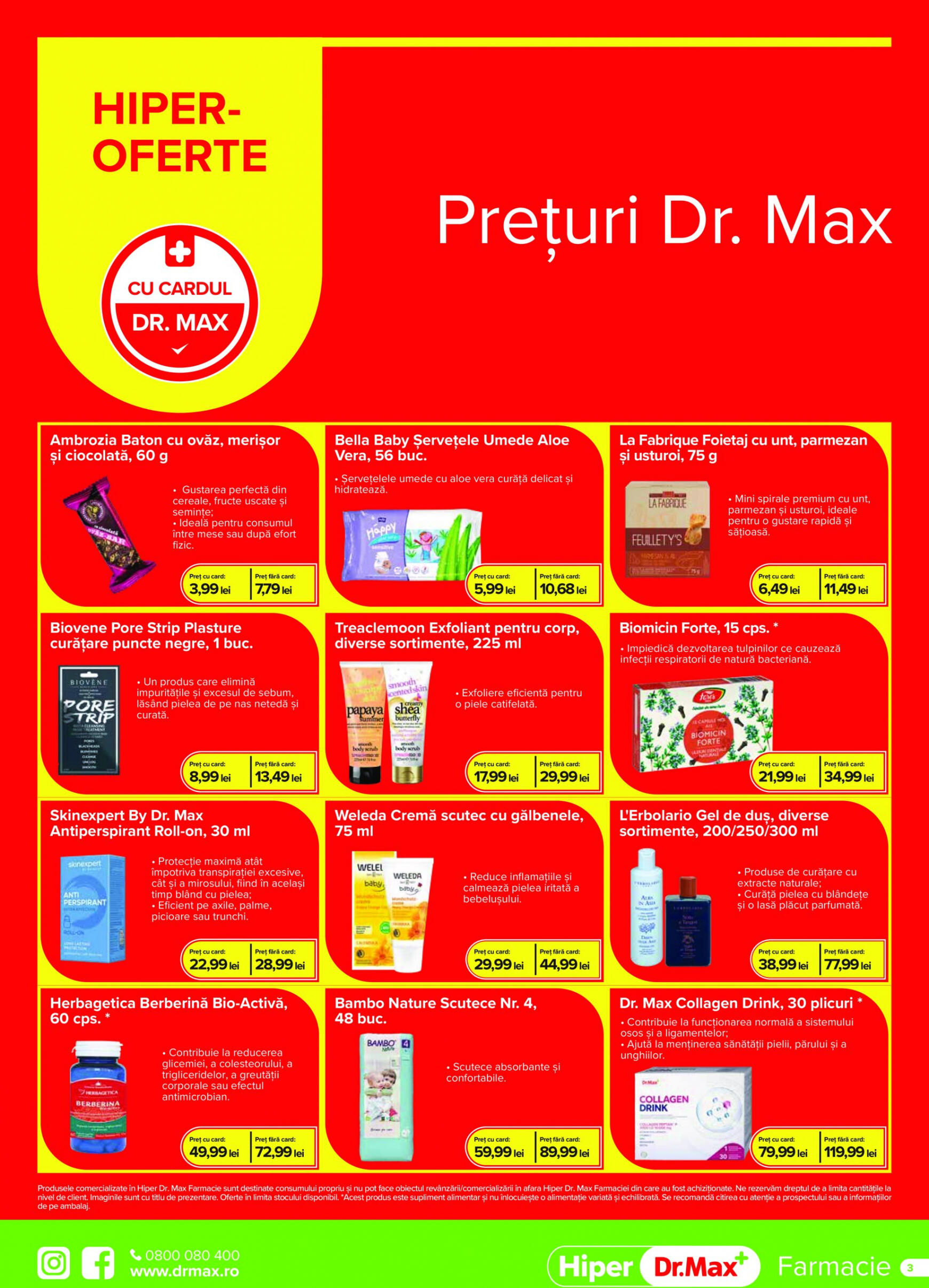 dr-max - Catalog nou Dr. Max - Hiper Farmacie 01.08. - 31.08. - page: 3