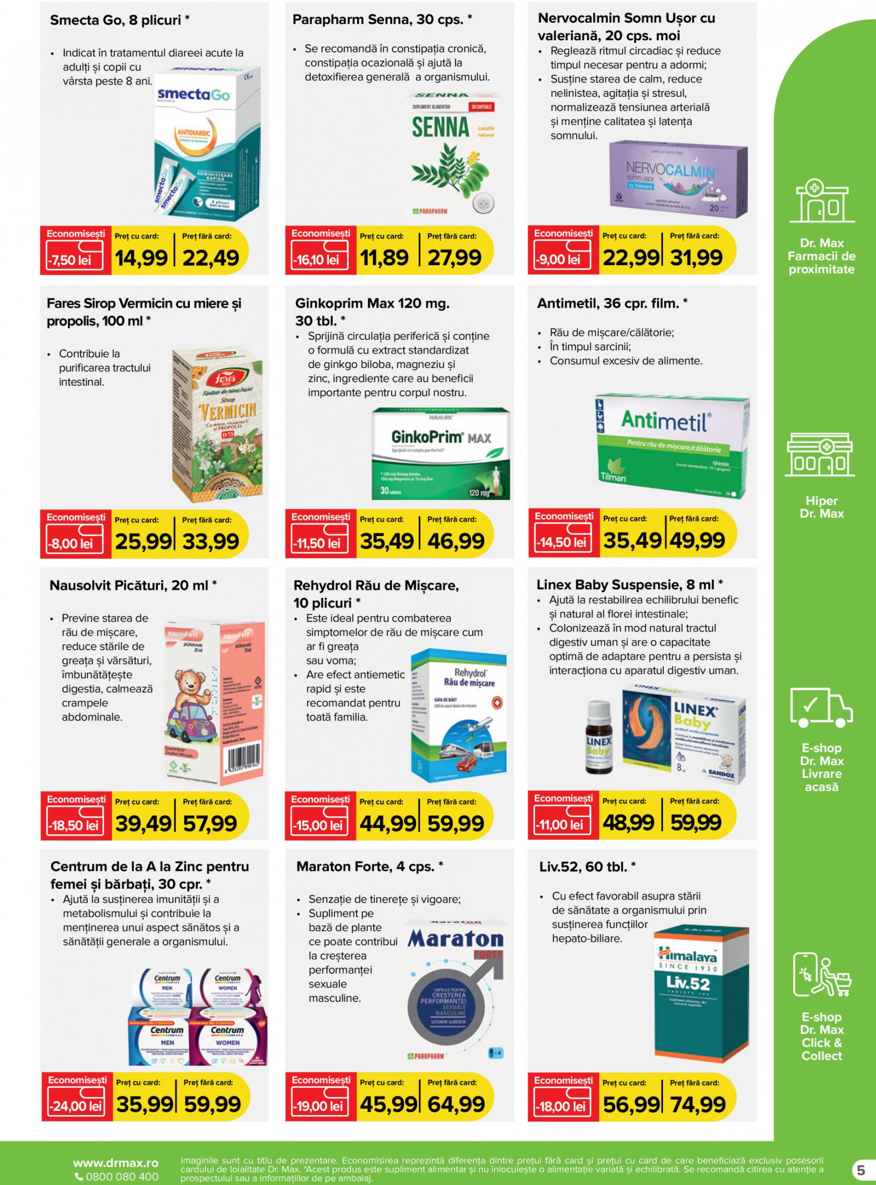 dr-max - Catalog nou Dr. Max - Farmacie 01.08. - 31.08. - page: 5