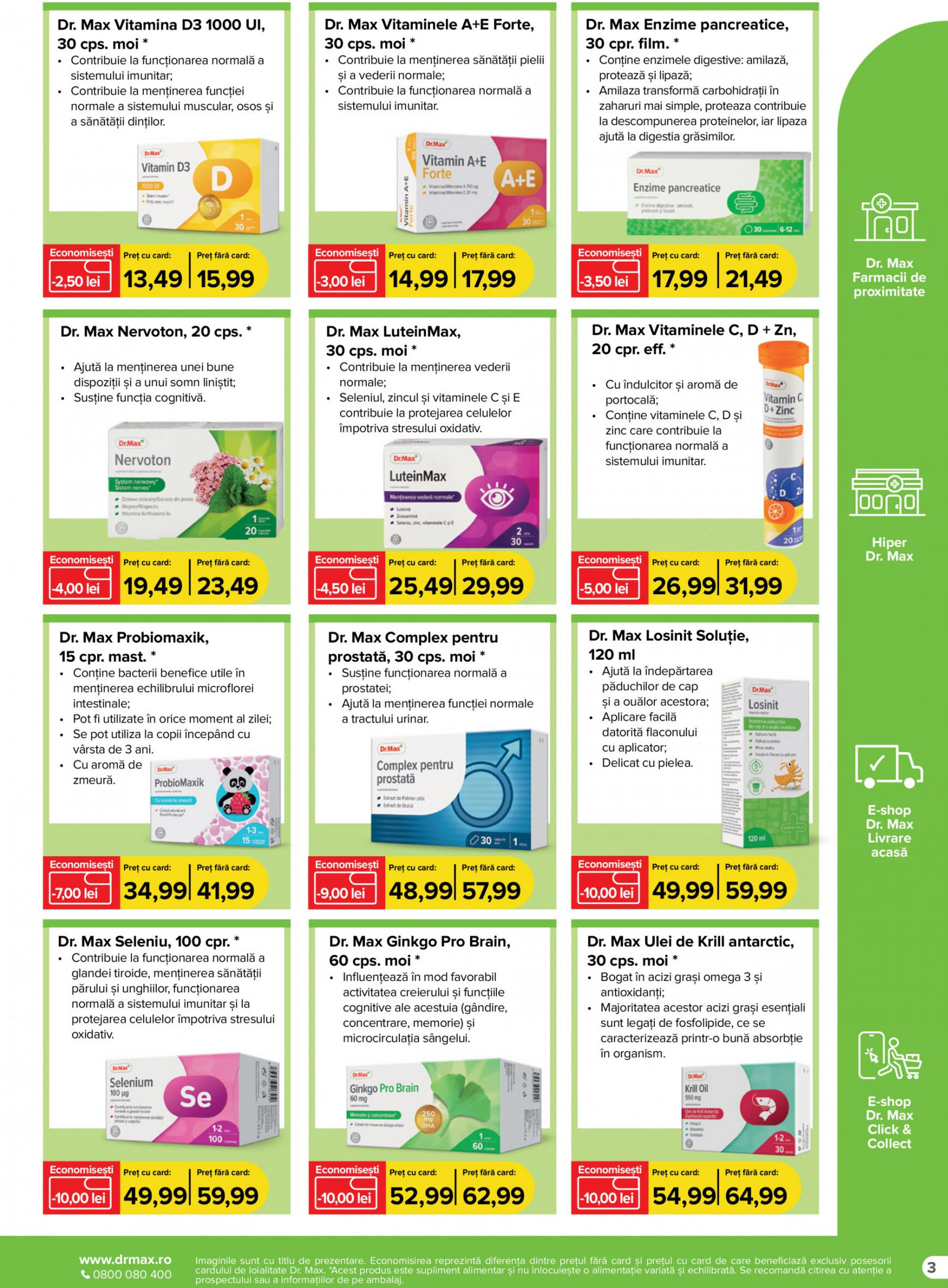 dr-max - Catalog nou Dr. Max - Farmacie 01.08. - 31.08. - page: 3