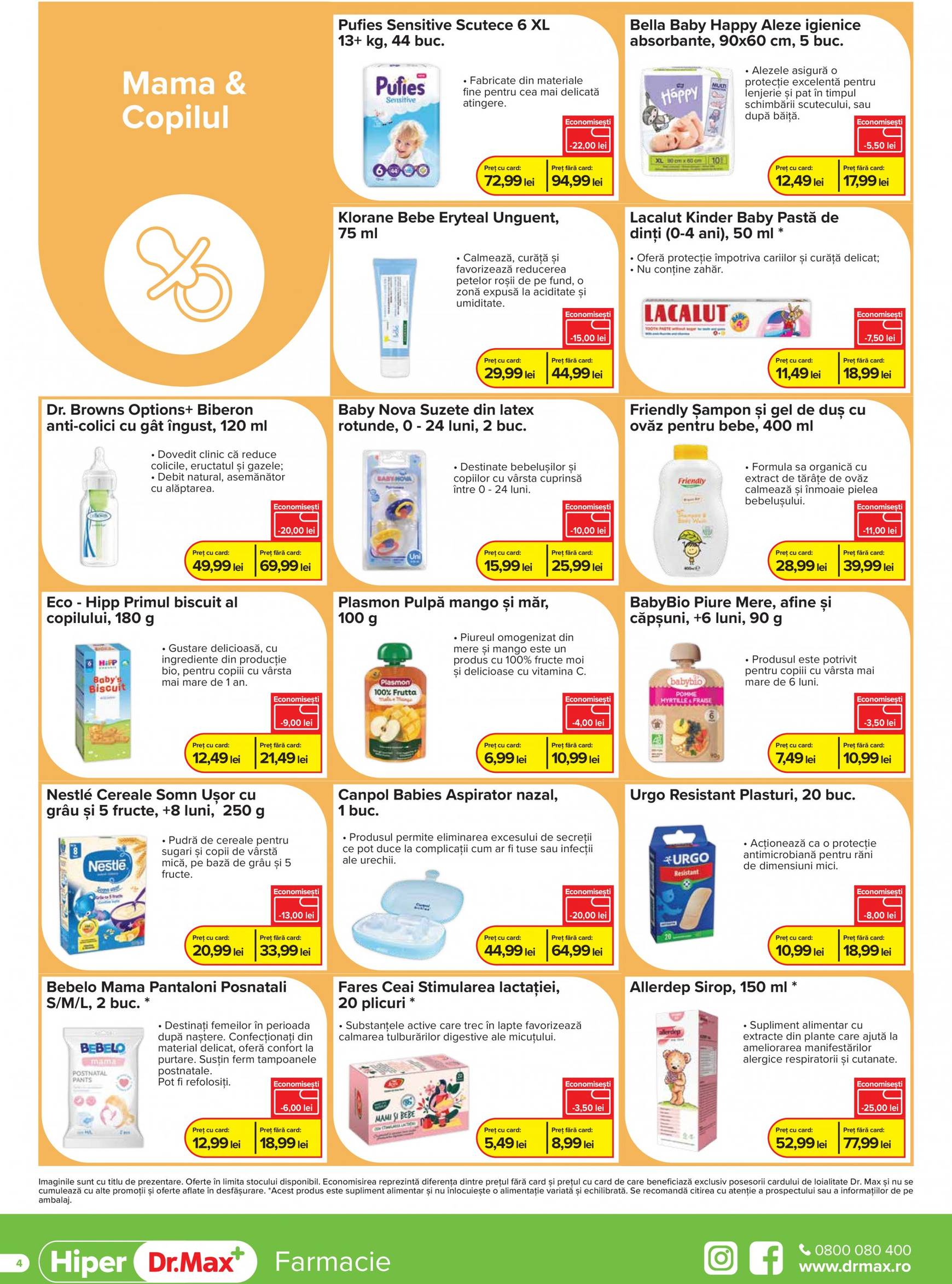 dr-max - Catalog nou Dr. Max - Hiper Farmacie 01.09. - 30.09. - page: 4