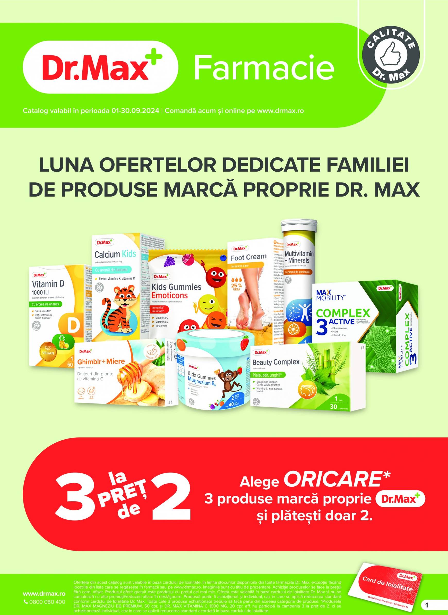 dr-max - Catalog nou Dr. Max - Farmacie 01.09. - 30.09. - page: 1