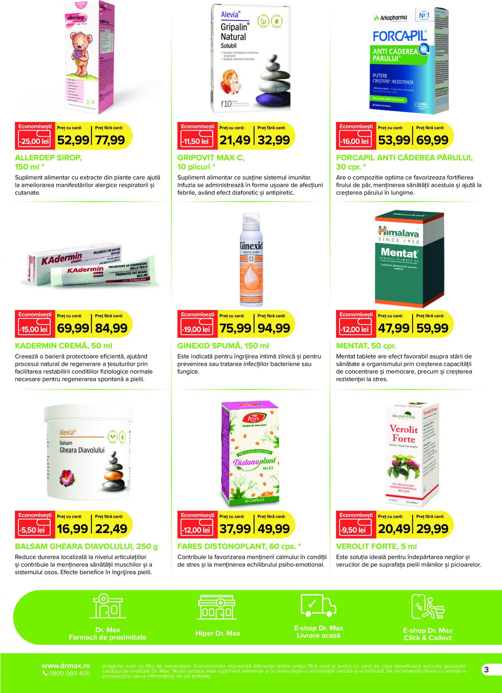 dr-max - Catalog nou Dr. Max - Farmacie 01.09. - 30.09. - page: 3