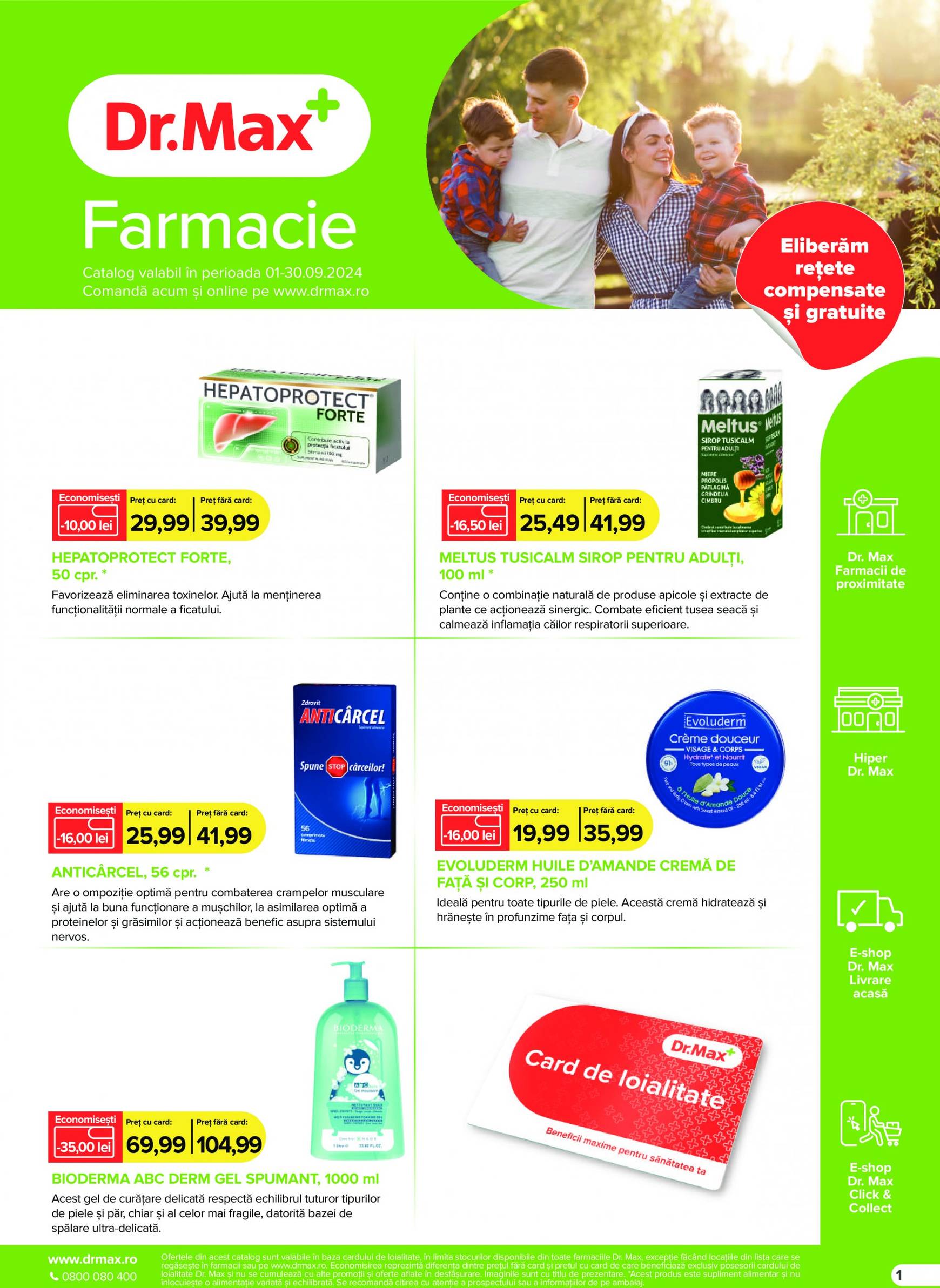 dr-max - Catalog nou Dr. Max - Farmacie 01.09. - 30.09.