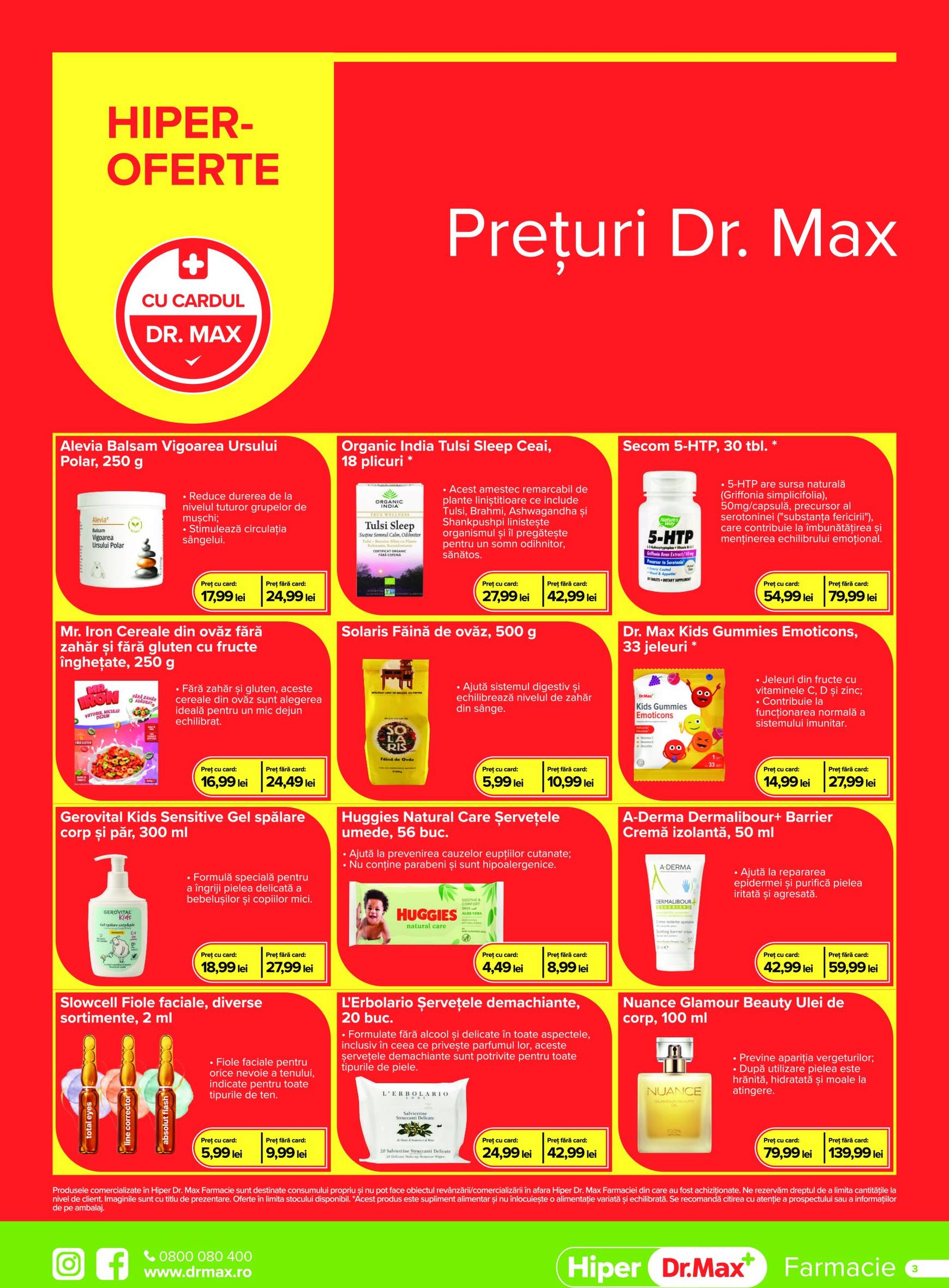 dr-max - Catalog Dr. Max - Hper Farmacie valabil din 01.10. - 31.10. - page: 3