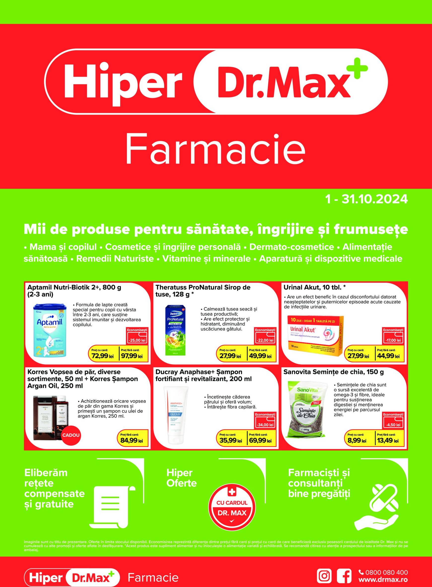 dr-max - Catalog Dr. Max - Hper Farmacie valabil din 01.10. - 31.10.