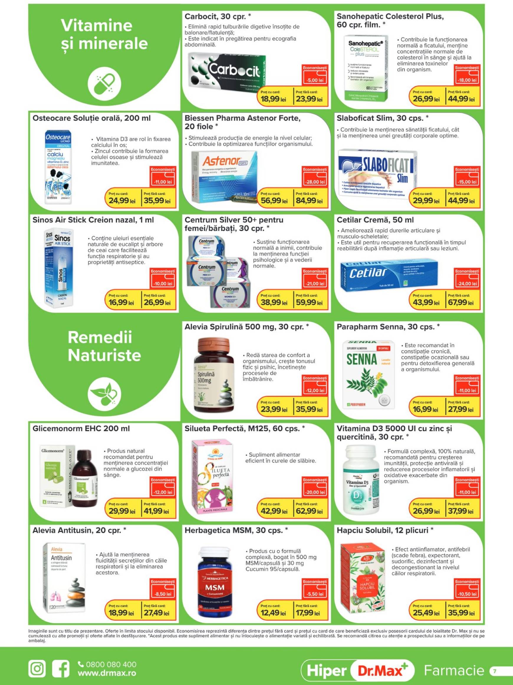 dr-max - Catalog Dr. Max - Hiper Farmacie valabil din 01.12. - 31.12. - page: 7