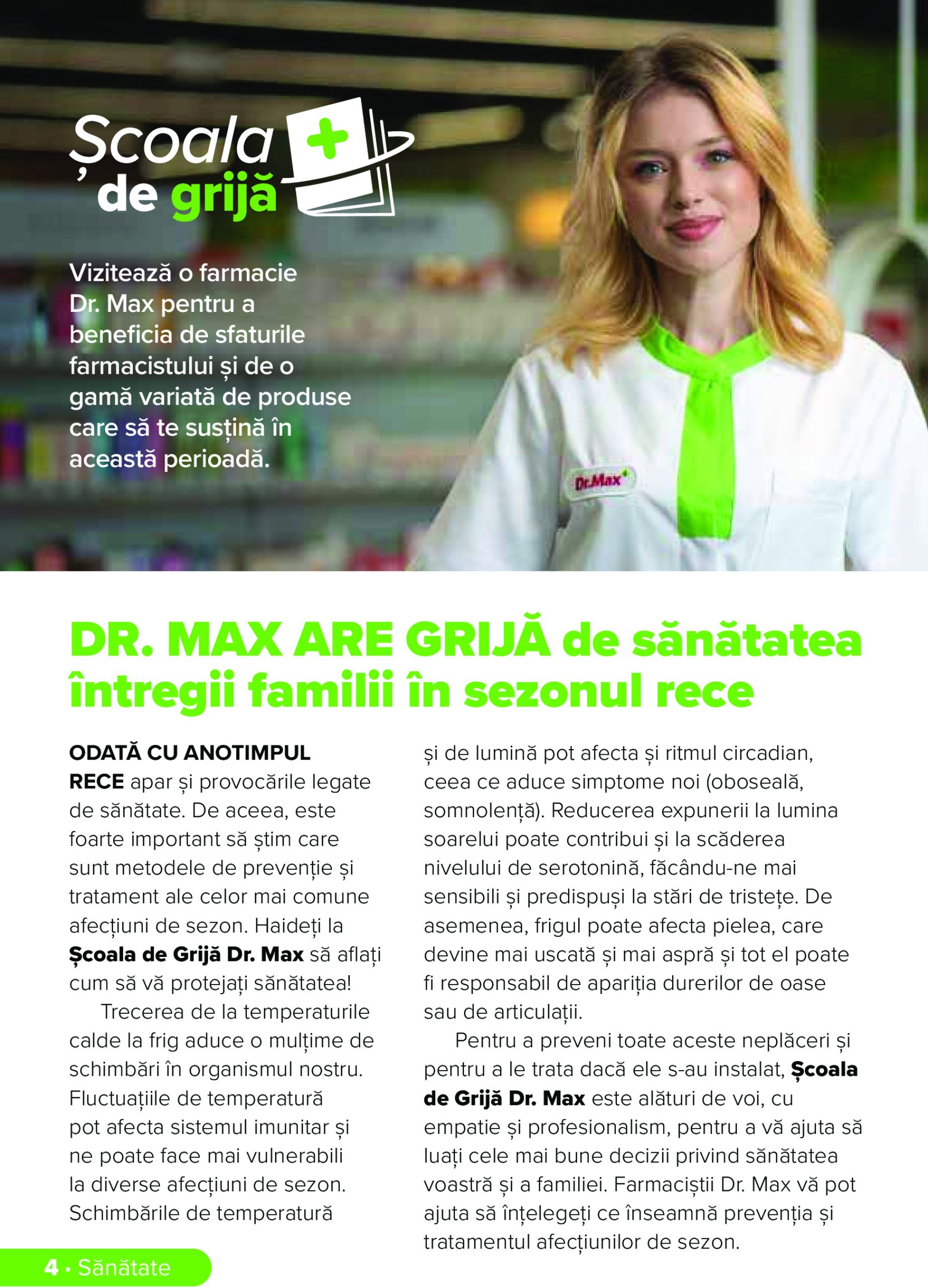 dr-max - Catalog Dr. Max - Revista Sanatate valabil din 01.12. - 28.02. - page: 4