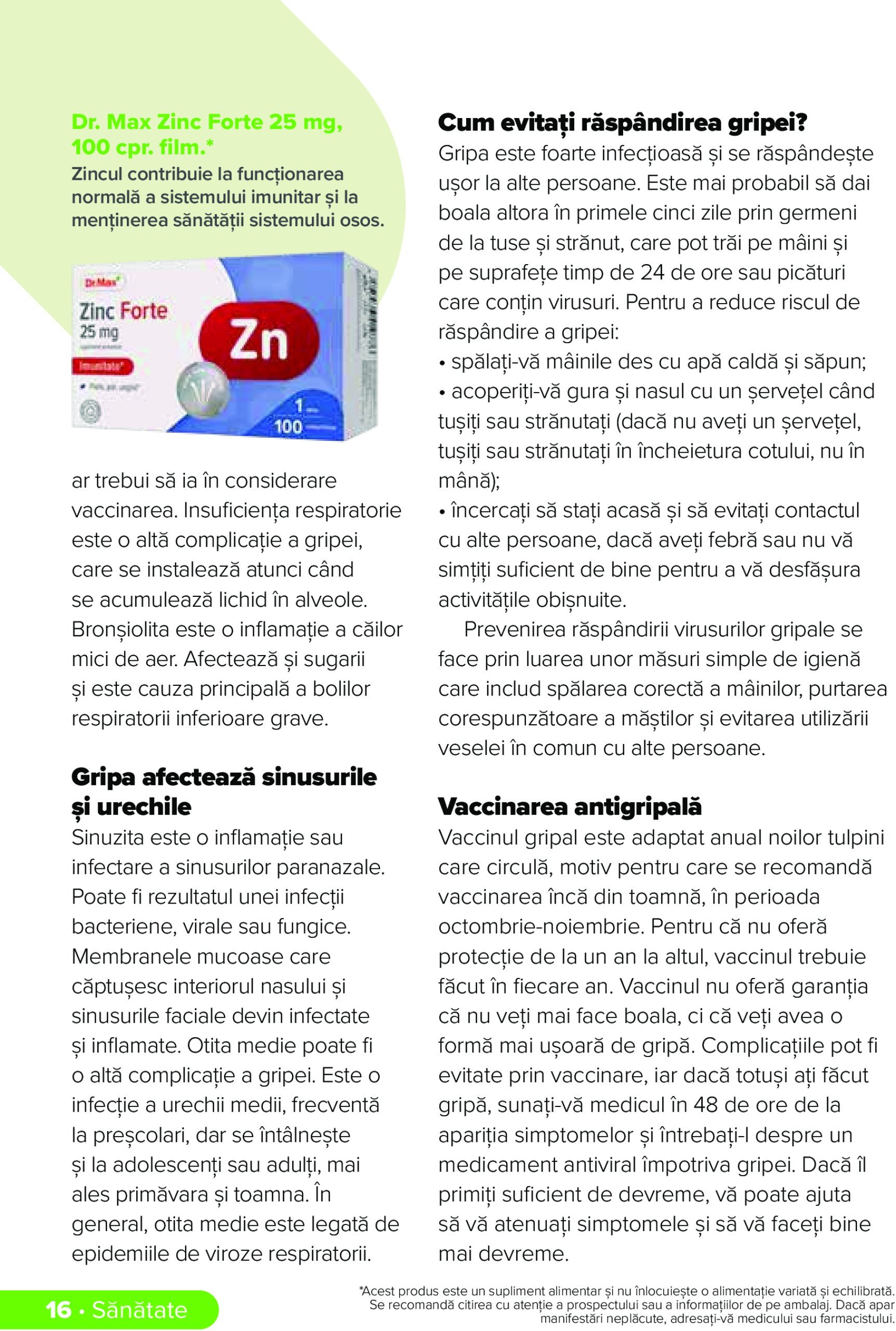 dr-max - Catalog Dr. Max - Revista Sanatate valabil din 01.12. - 28.02. - page: 16