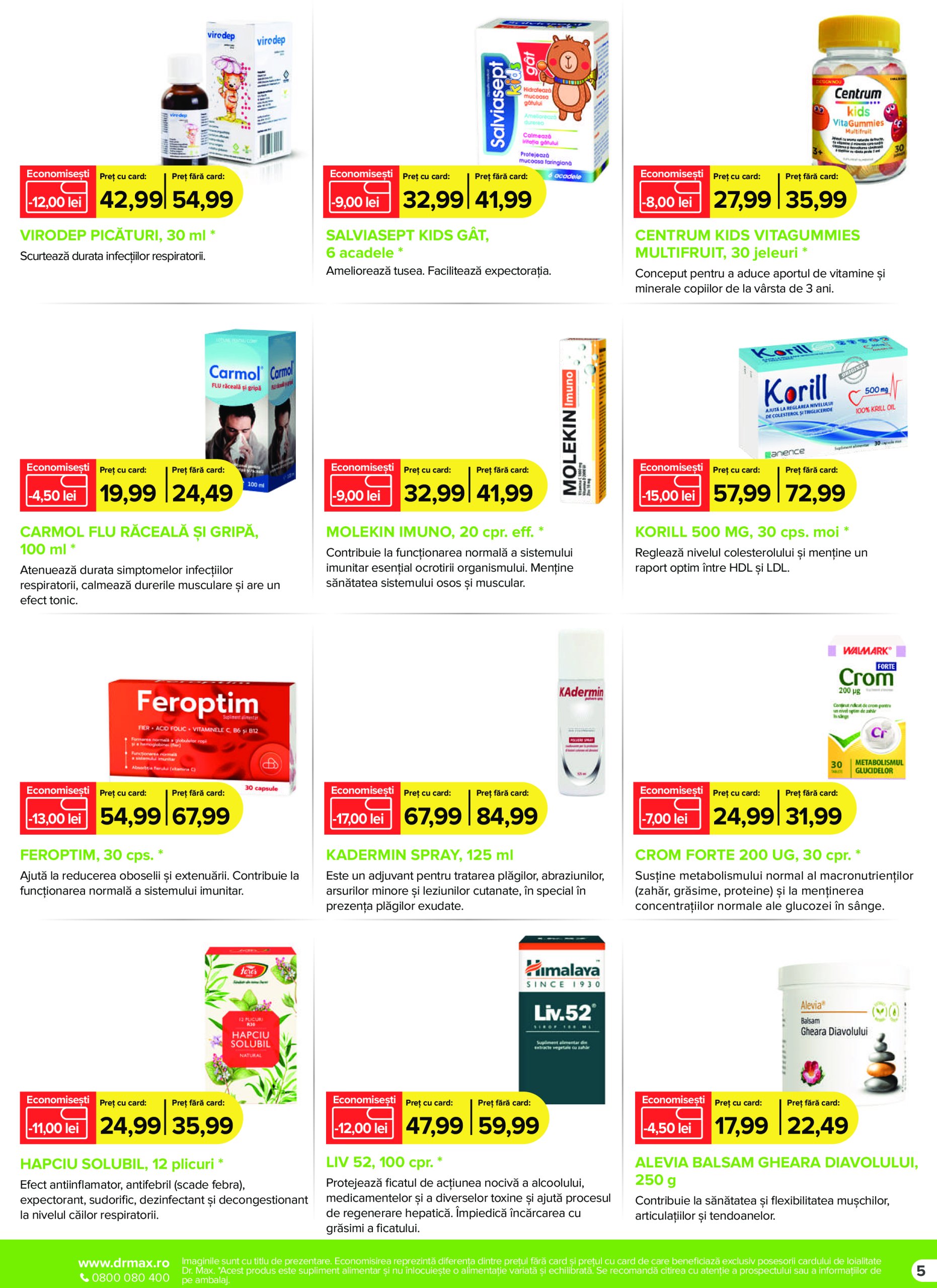 dr-max - Catalog Dr. Max - Farmacie valabil din 01.01. - 31.01. - page: 5