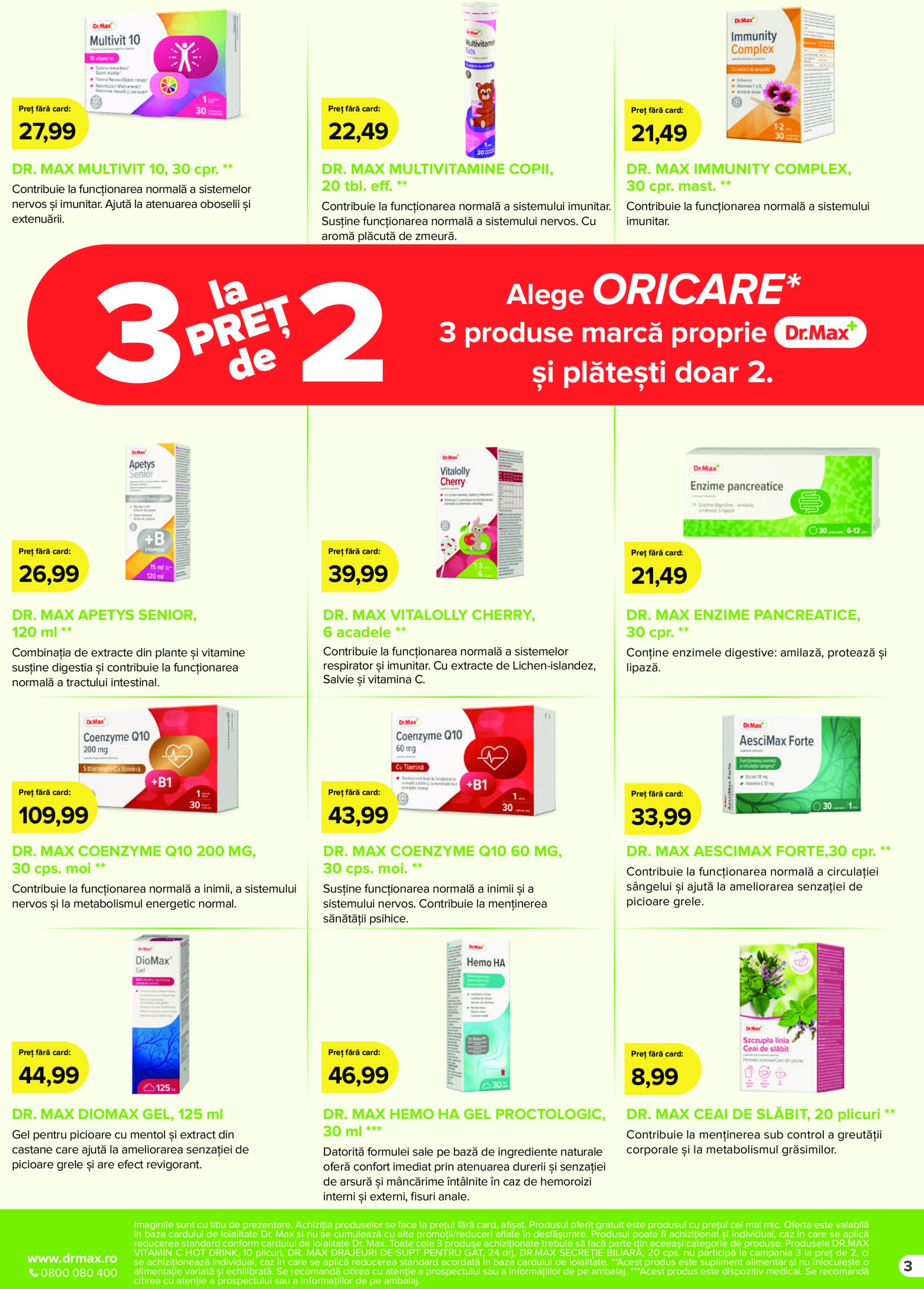 dr-max - Catalog Dr. Max - Farmacie valabil din 01.01. - 31.01. - page: 3