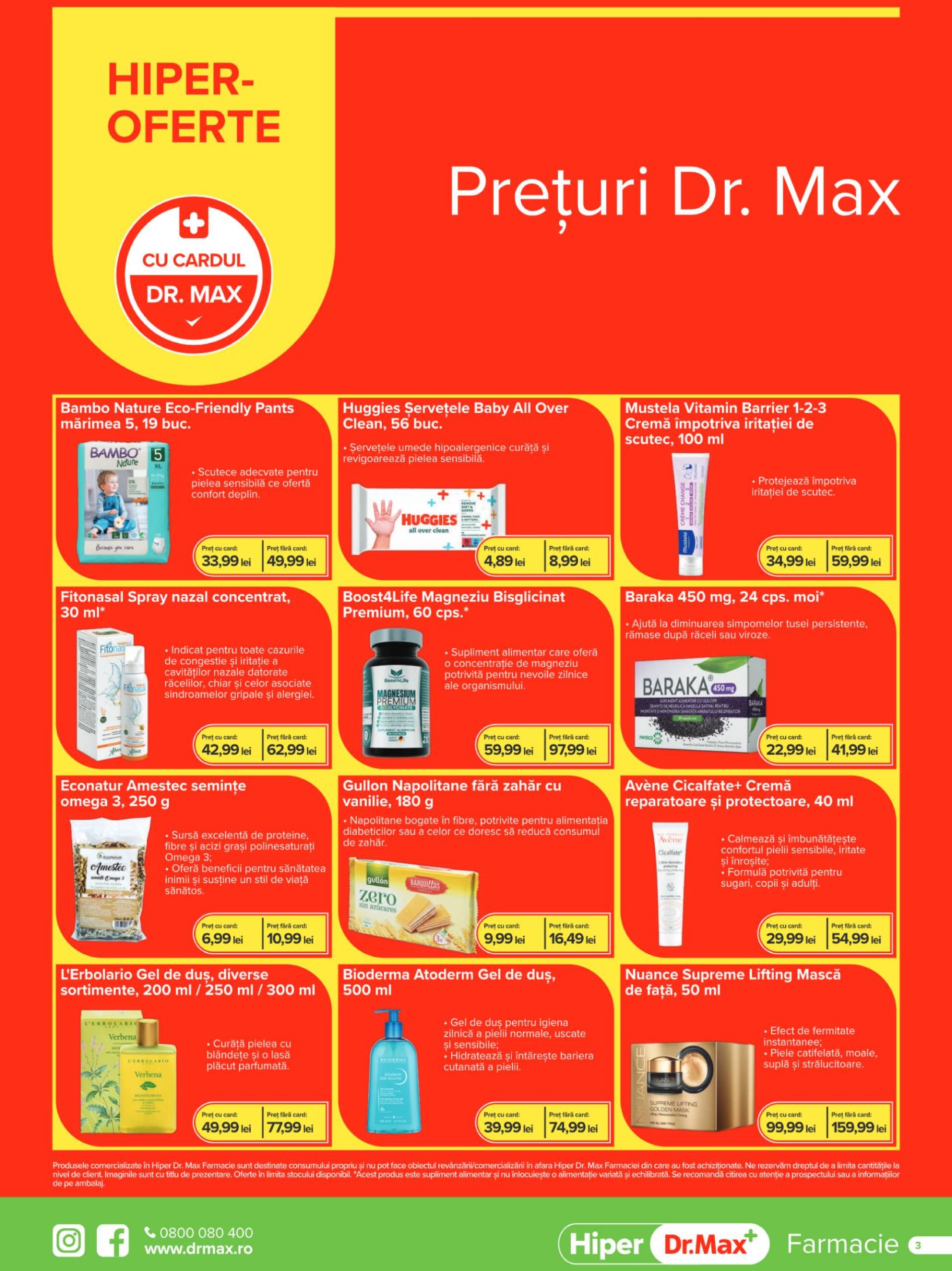 dr-max - Catalog Dr. Max - Hiper Farmacie valabil din 01.01. - 31.01. - page: 3