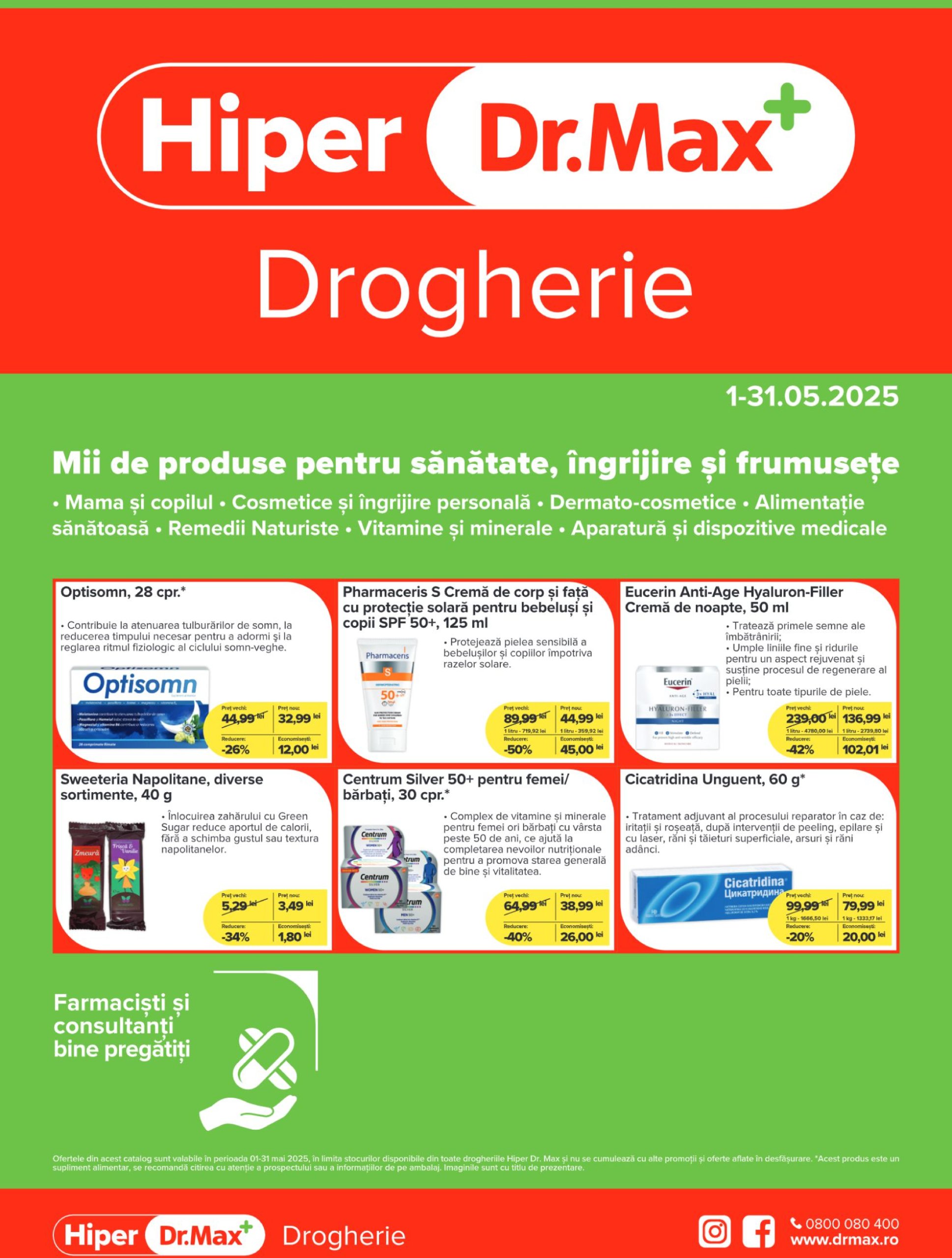 dr-max - Catalog Dr. Max - Hiper Farmacie valabil din 01.05. - 31.05.