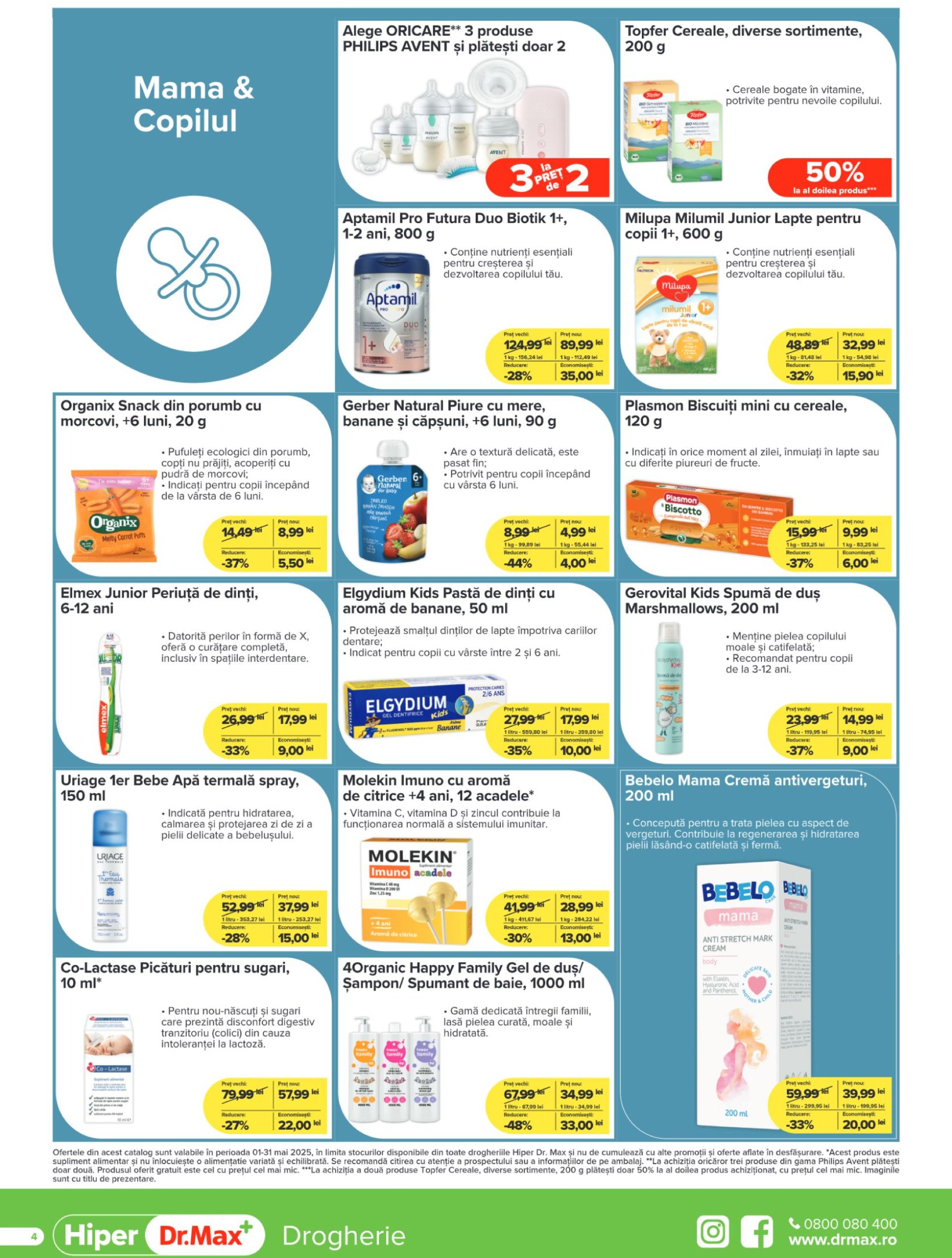dr-max - Catalog Dr. Max - Hiper Farmacie valabil din 01.05. - 31.05. - page: 4