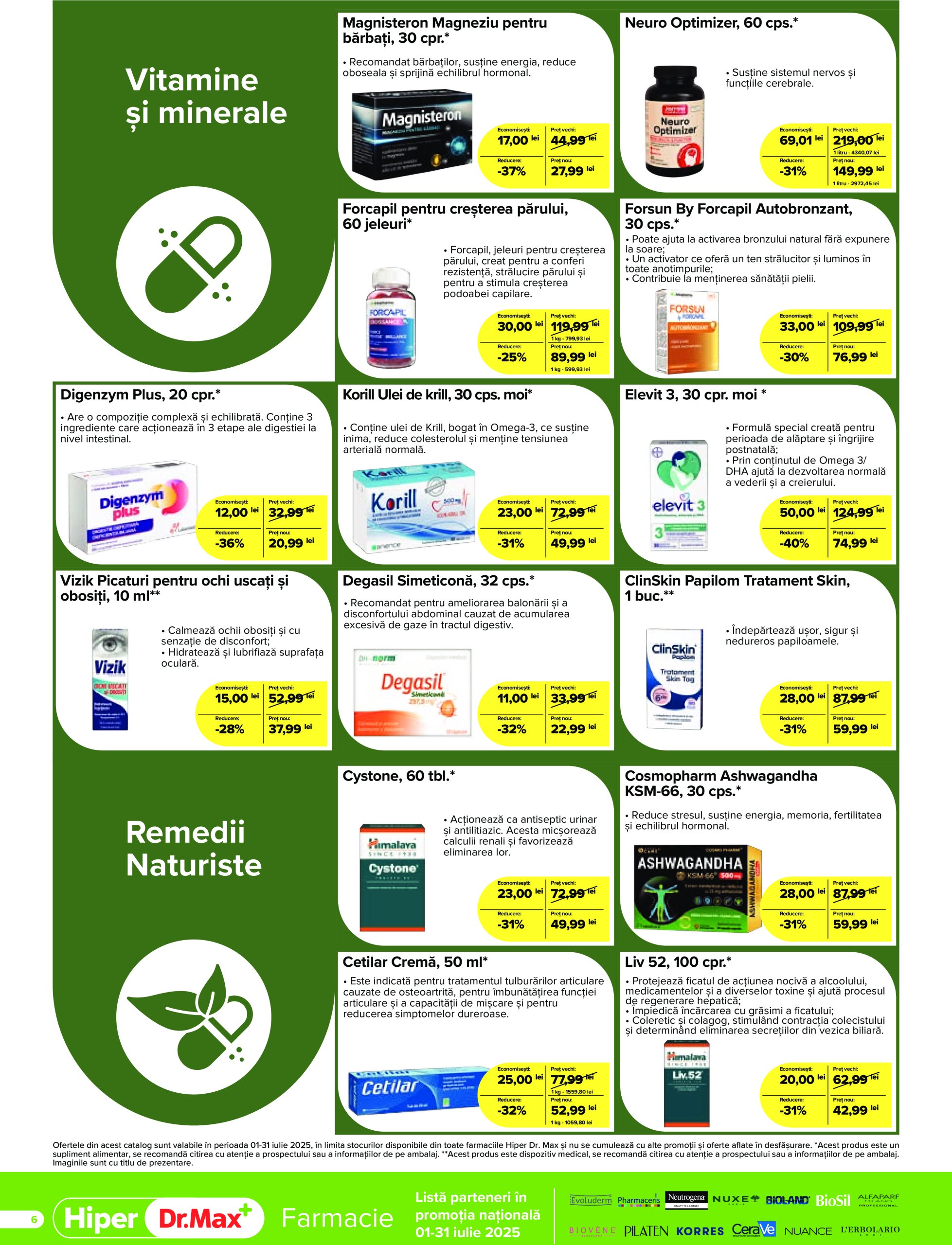 dr-max - Catalog Dr. Max Hiper Farmacie valabil din 01.07. până pe 31.07. - page: 6