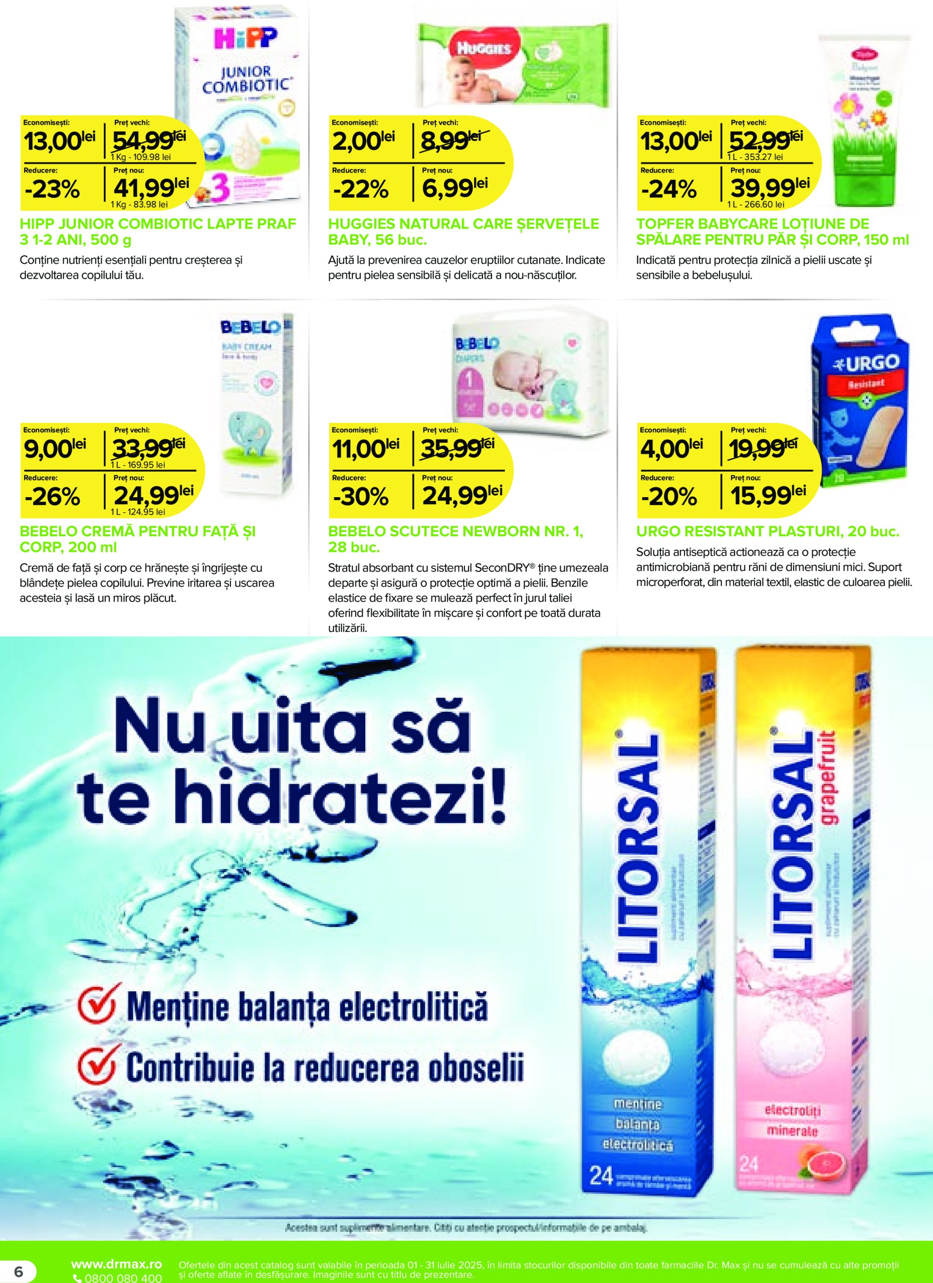 dr-max - Catalog Dr. Max Farmacie valabil din 01.07. până pe 31.07. - page: 6