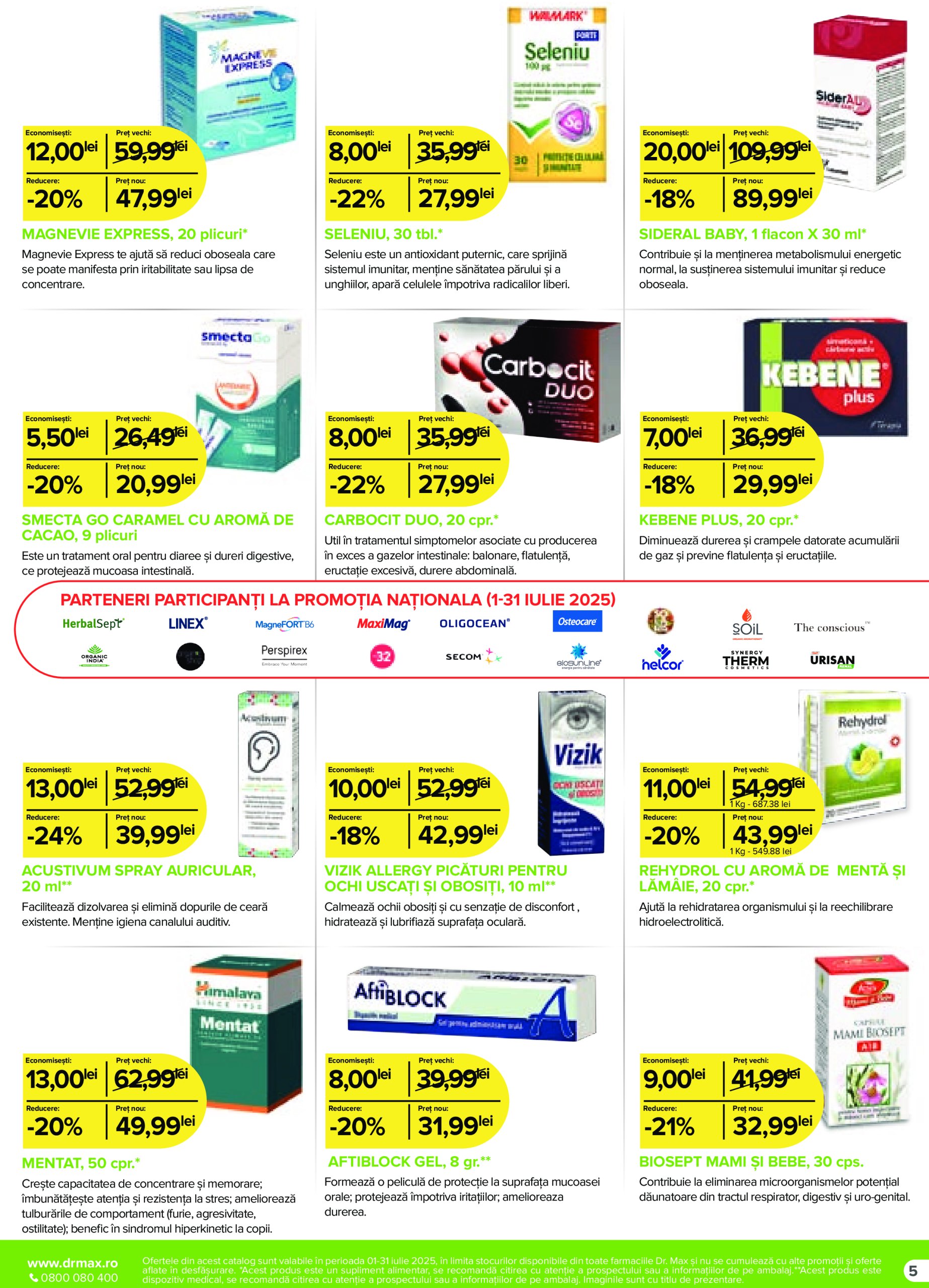 dr-max - Catalog Dr. Max Farmacie valabil din 01.07. până pe 31.07. - page: 5