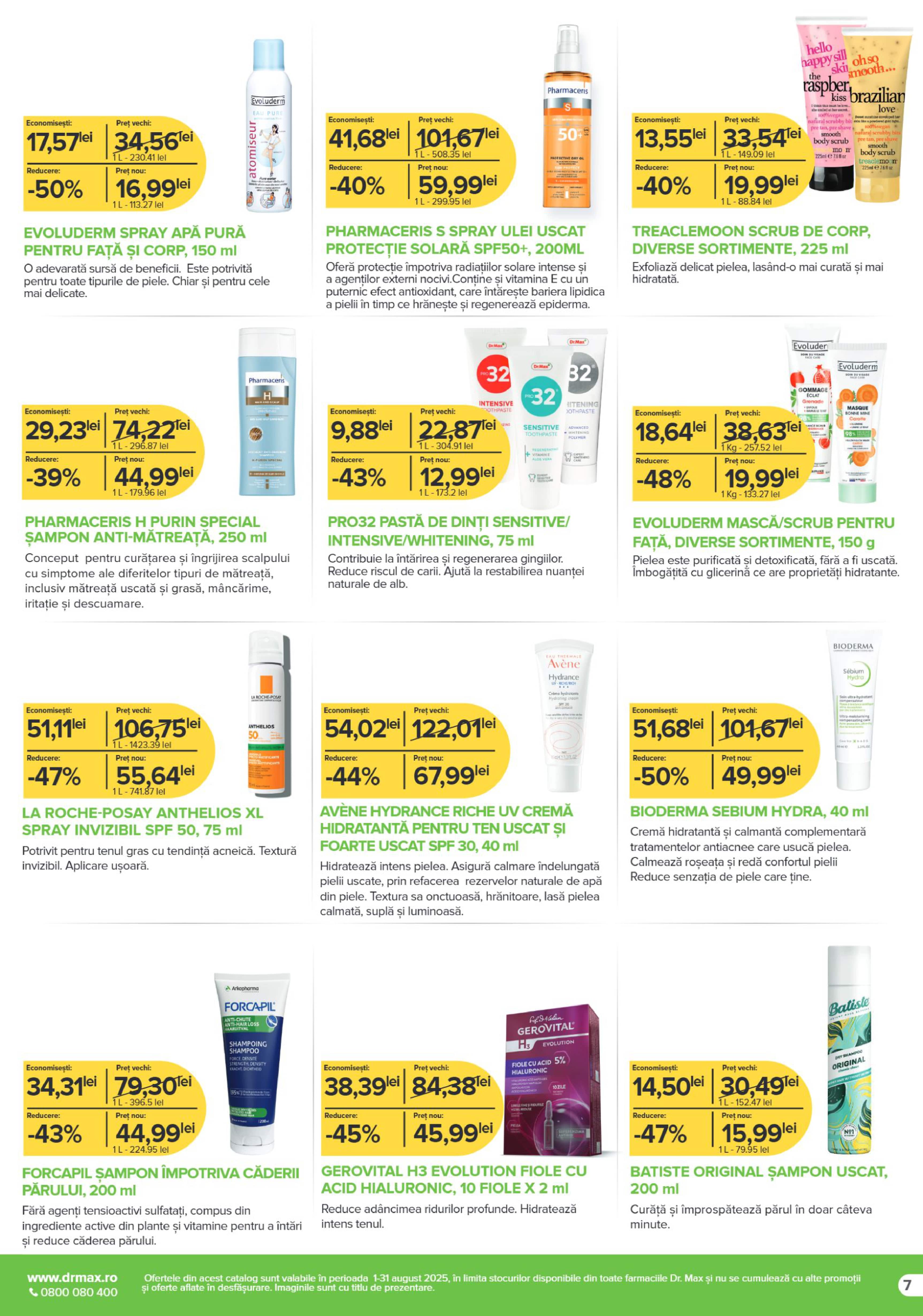 dr-max - Catalog Dr. Max - Farmacie valabil din 01.08. până pe 31.08. - page: 7