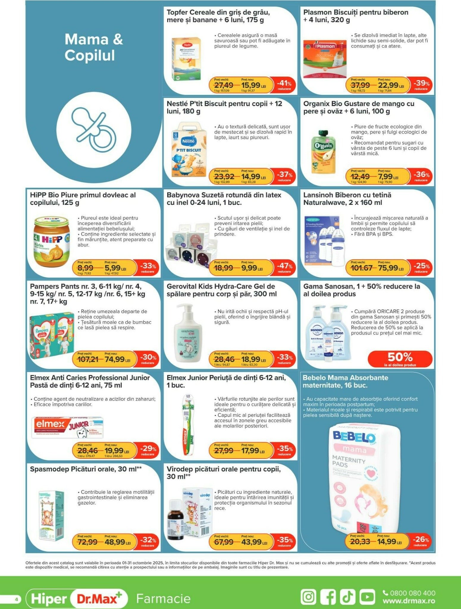 dr-max - Catalog Dr. Max - Hiper Farmacie online – oferte valabile din 01.10. - page: 4