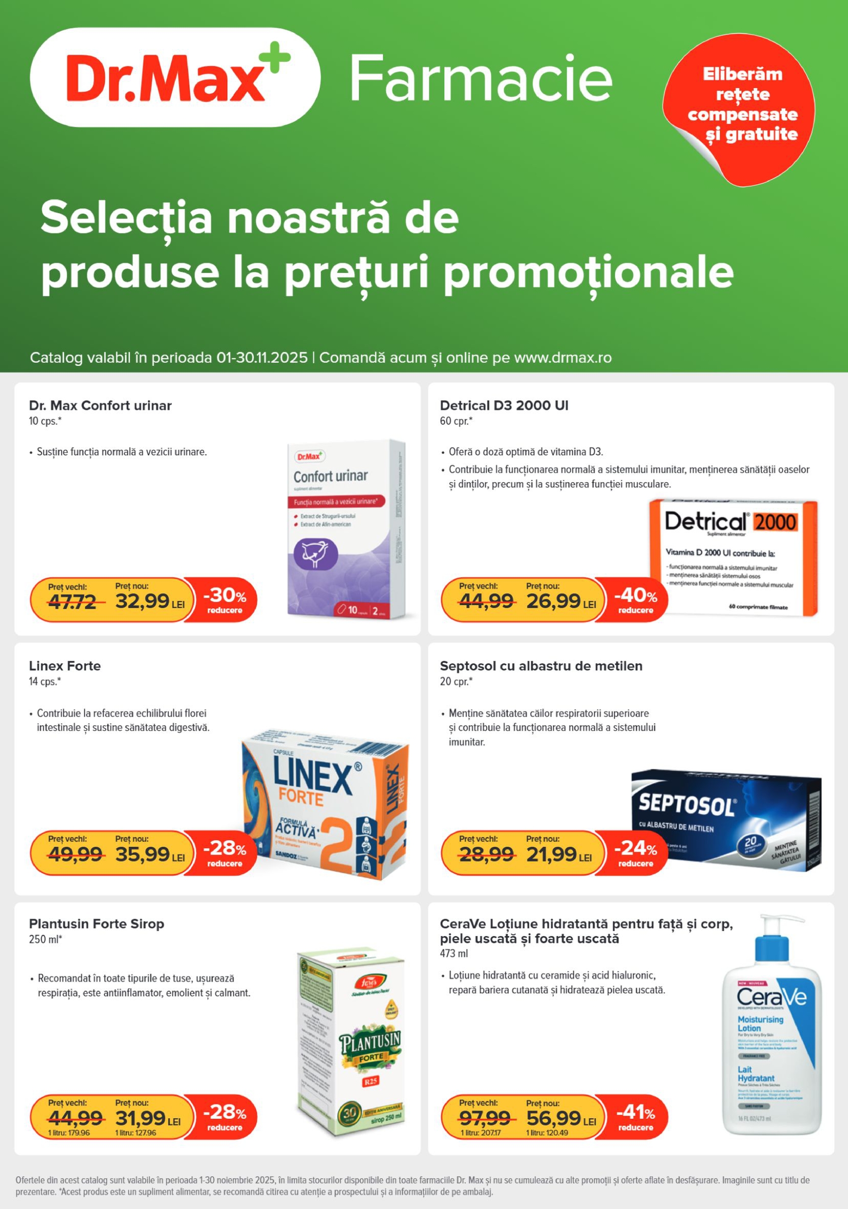 dr-max - Catalog Dr. Max - Farmacie online – oferte valabile din 01.11.
