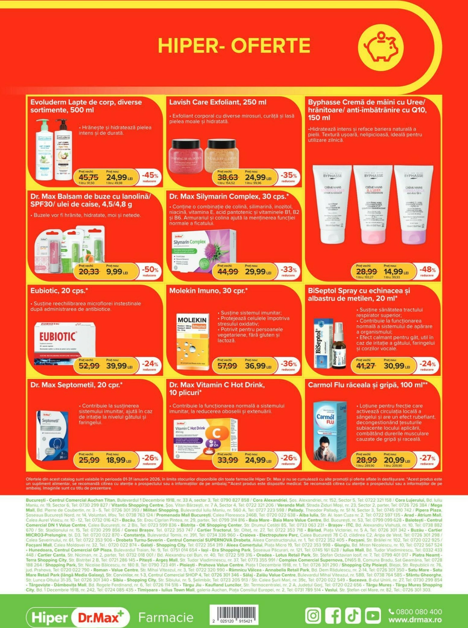 dr-max - Catalog Dr. Max - Hiper Farmacie online – oferte valabile din 01.01. - page: 8