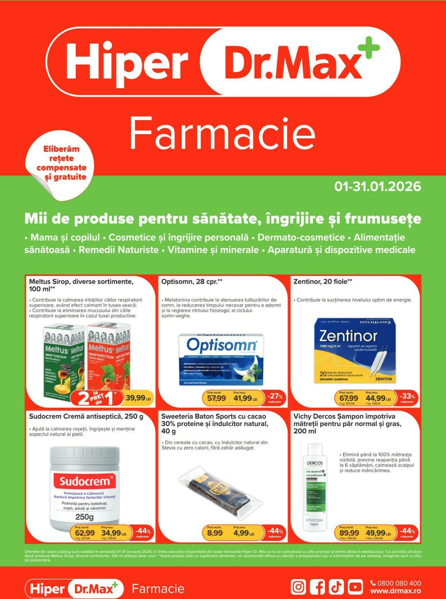 dr-max - Catalog Dr. Max - Hiper Farmacie online – oferte valabile din 01.01.