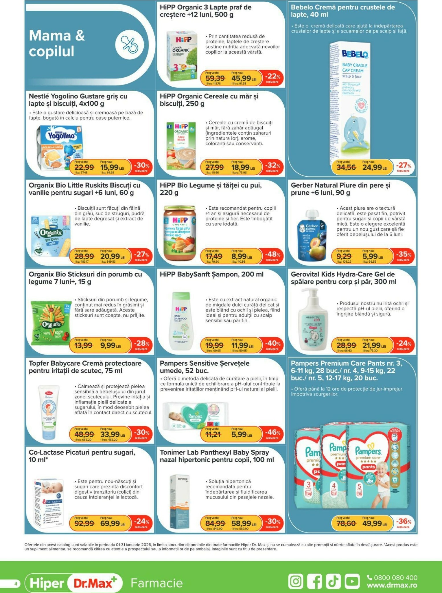 dr-max - Catalog Dr. Max - Hiper Farmacie online – oferte valabile din 01.01. - page: 4