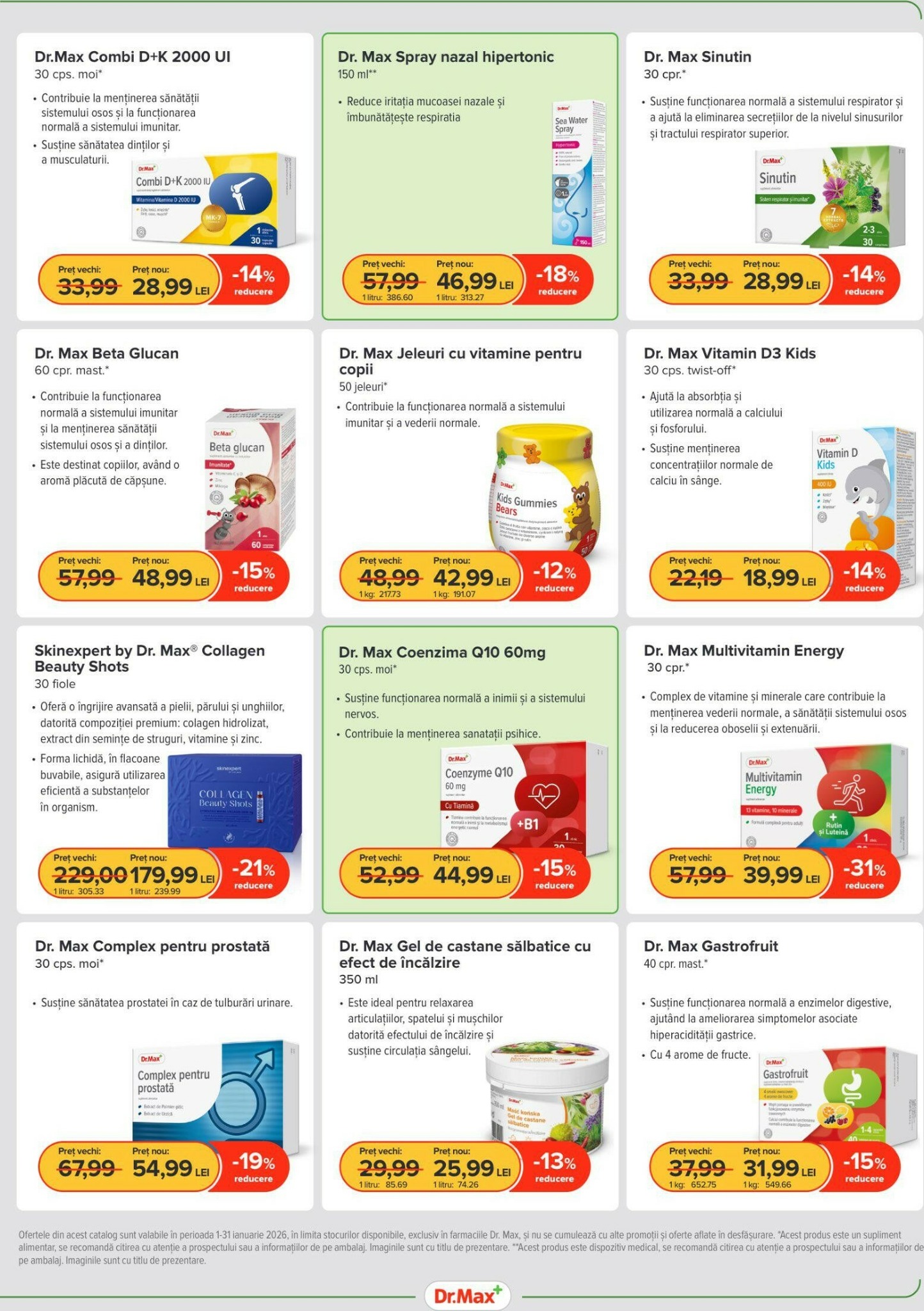 dr-max - Catalog Dr. Max - Farmacie online – oferte valabile din 01.01. - page: 3
