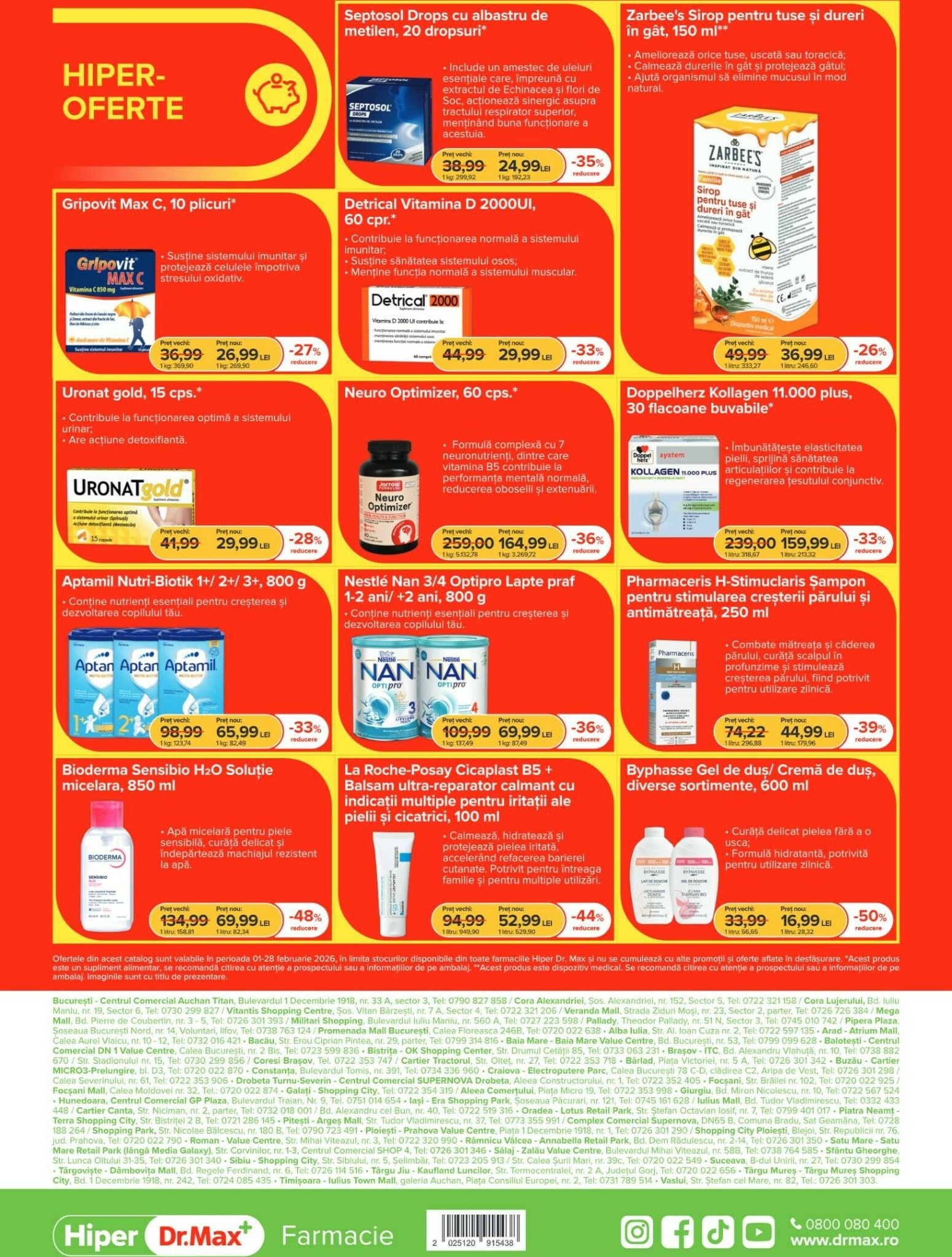 dr-max - Catalog Dr. Max - Hiper Farmacie online – oferte valabile din 01.02.2026 - page: 8