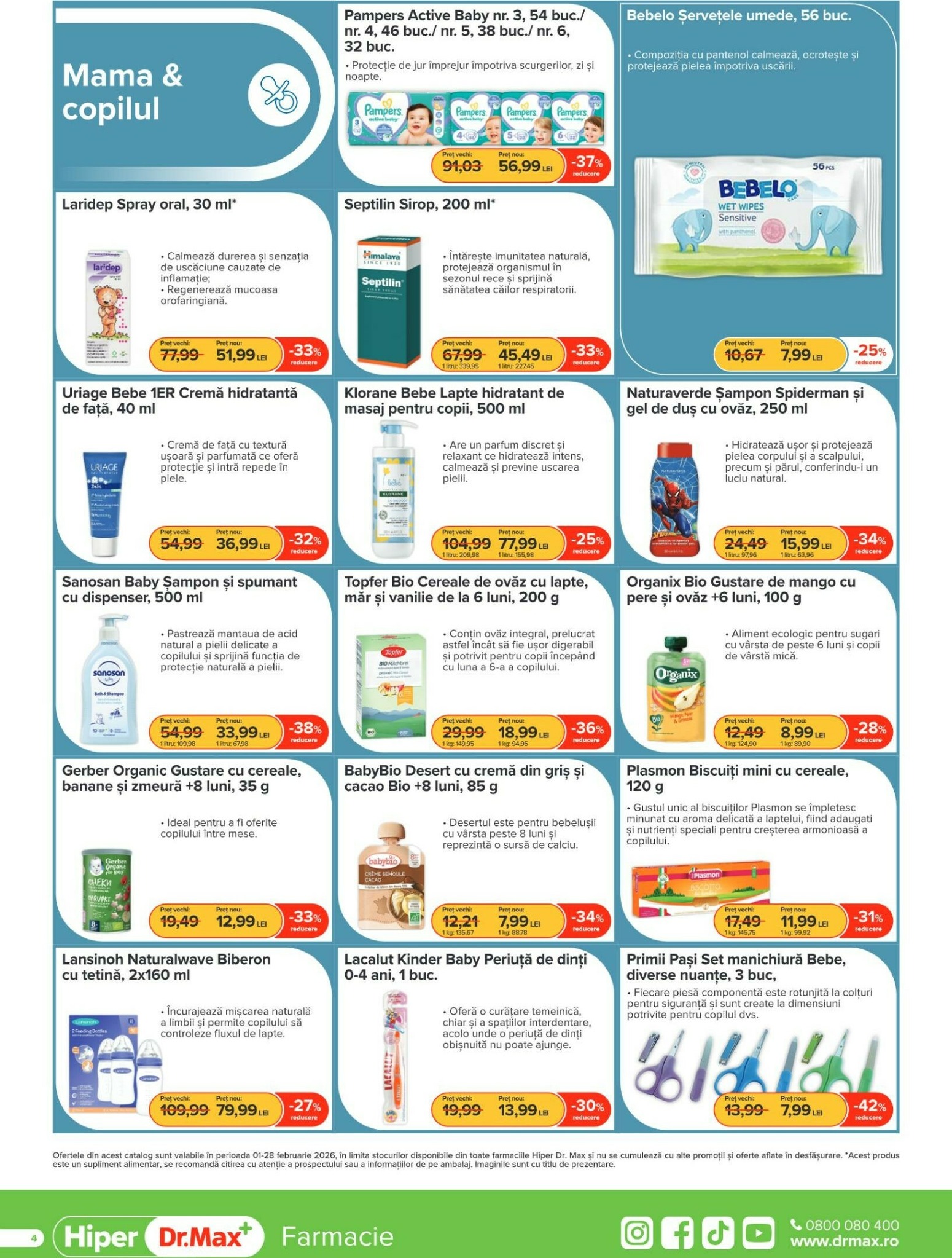 dr-max - Catalog Dr. Max - Hiper Farmacie online – oferte valabile din 01.02.2026 - page: 4