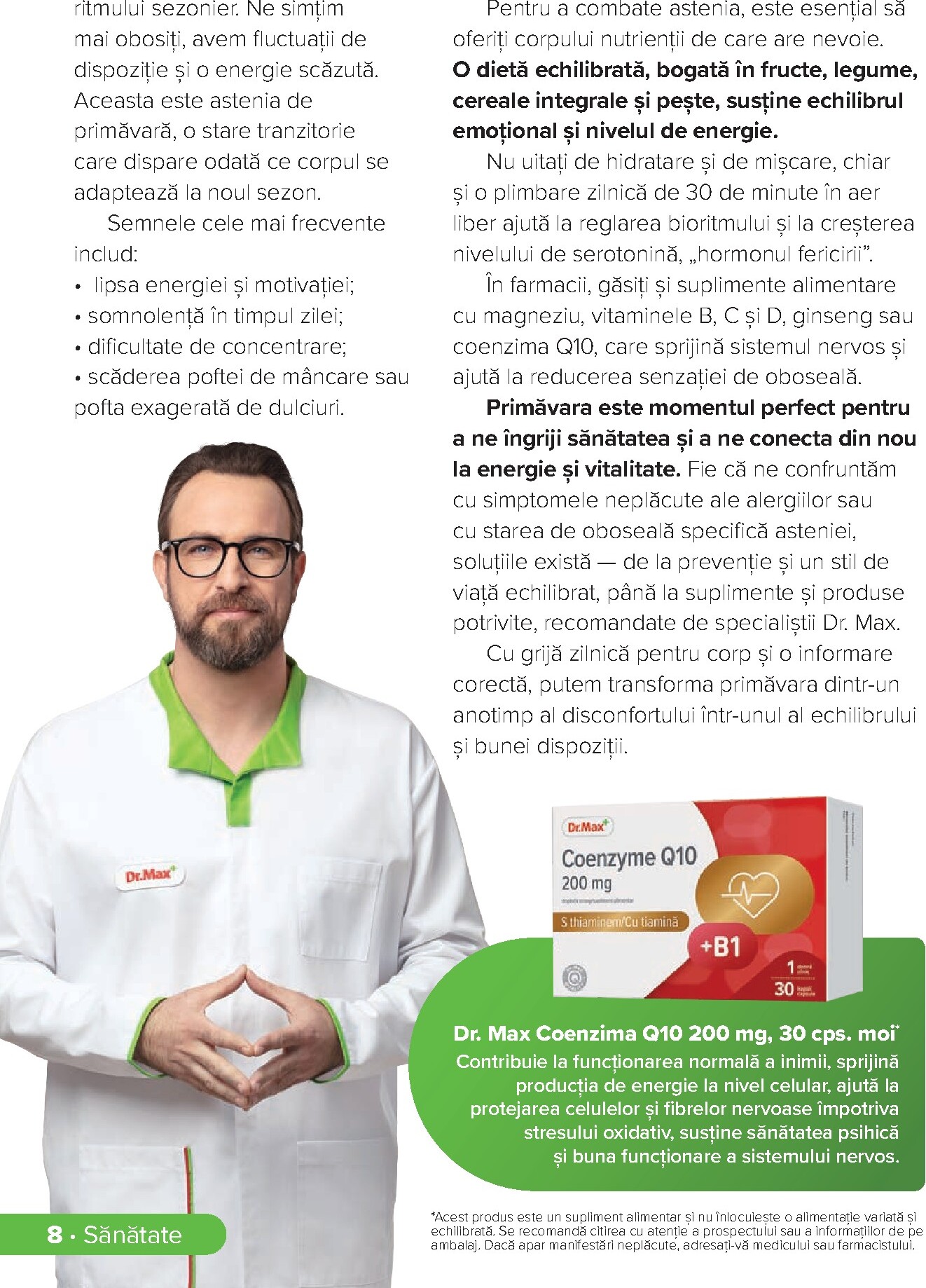 dr-max - Catalog Dr. Max - Revista Sanatate online – oferte valabile din 01.03.2026 - page: 8