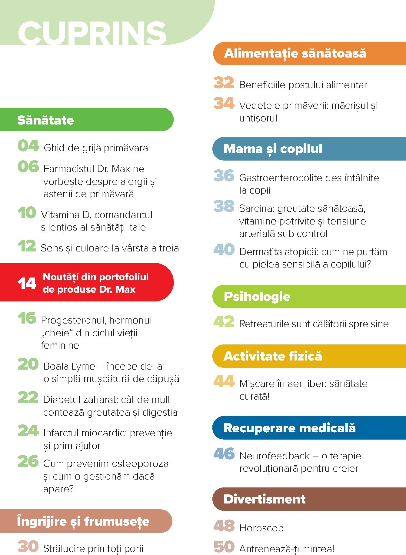 dr-max - Catalog Dr. Max - Revista Sanatate online – oferte valabile din 01.03.2026 - page: 3