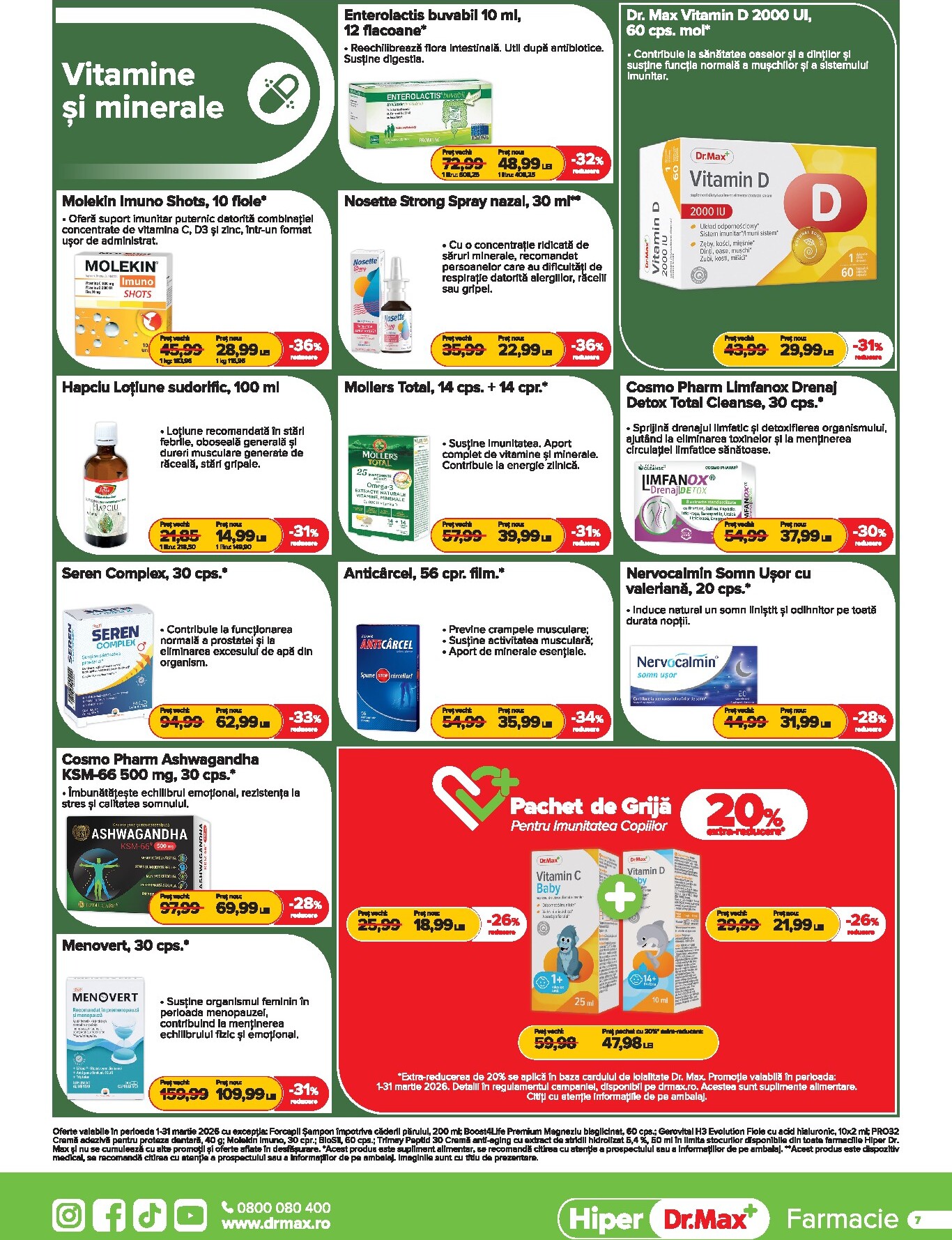 dr-max - Catalog Dr. Max - Hiper Farmacie online – oferte valabile din 01.03.2026 - page: 7