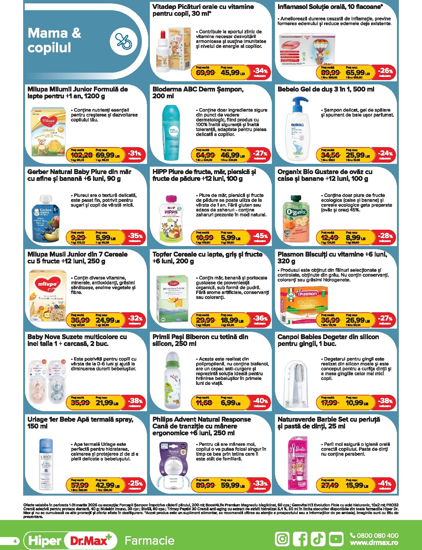 dr-max - Catalog Dr. Max - Hiper Farmacie online – oferte valabile din 01.03.2026 - page: 4