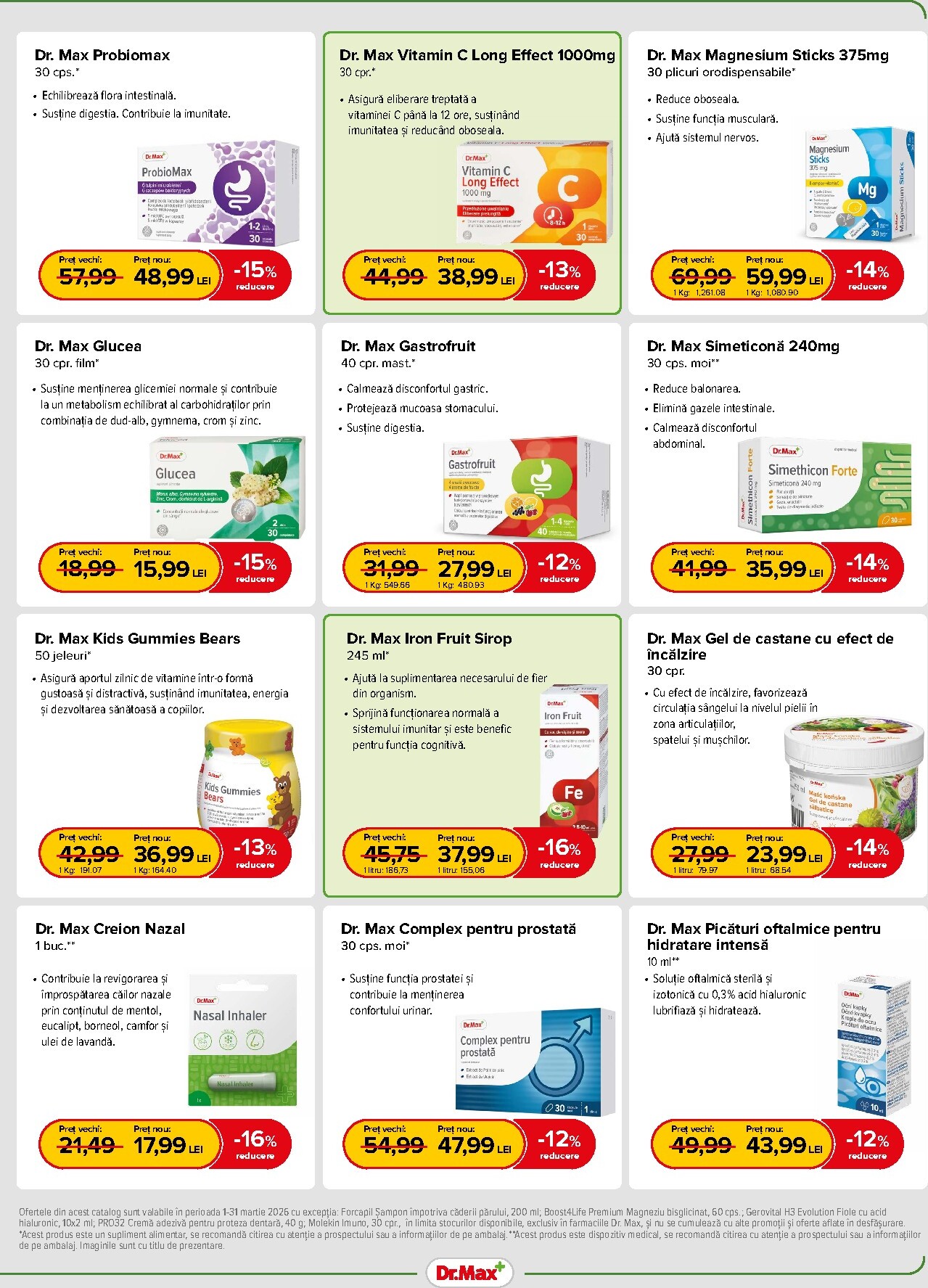dr-max - Catalog Dr. Max - Farmacie online – oferte valabile din 01.03.2026 - page: 3