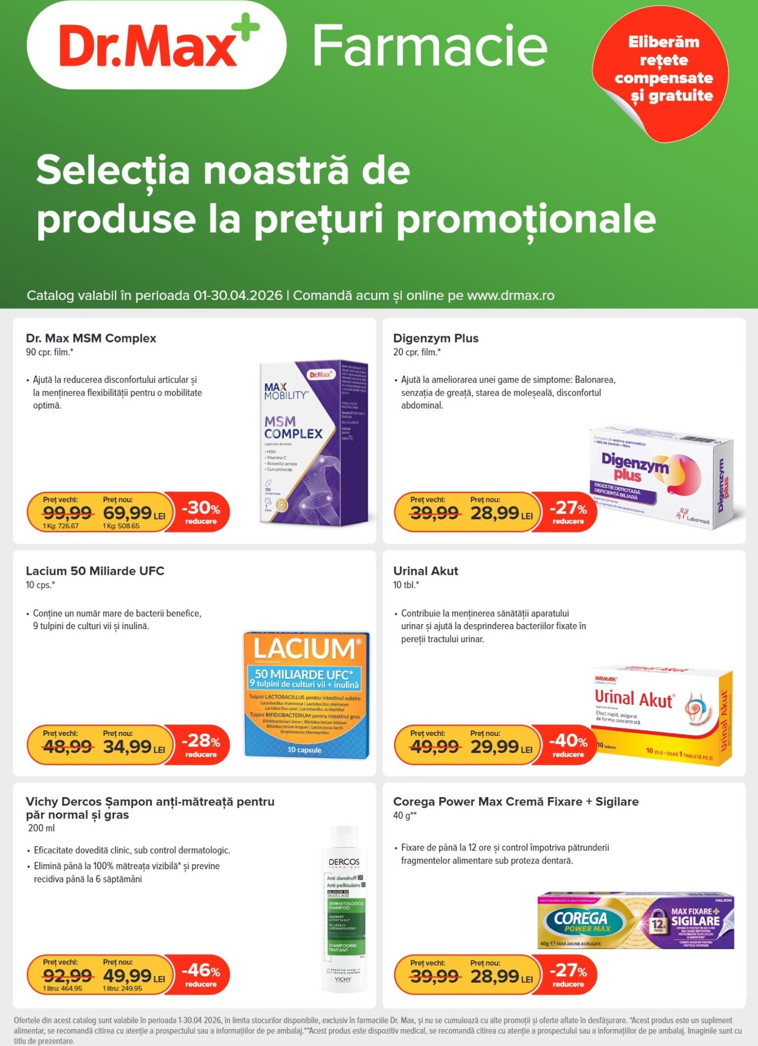 dr-max - Catalog Dr. Max - Farmacie online – oferte valabile din 01.04.2026